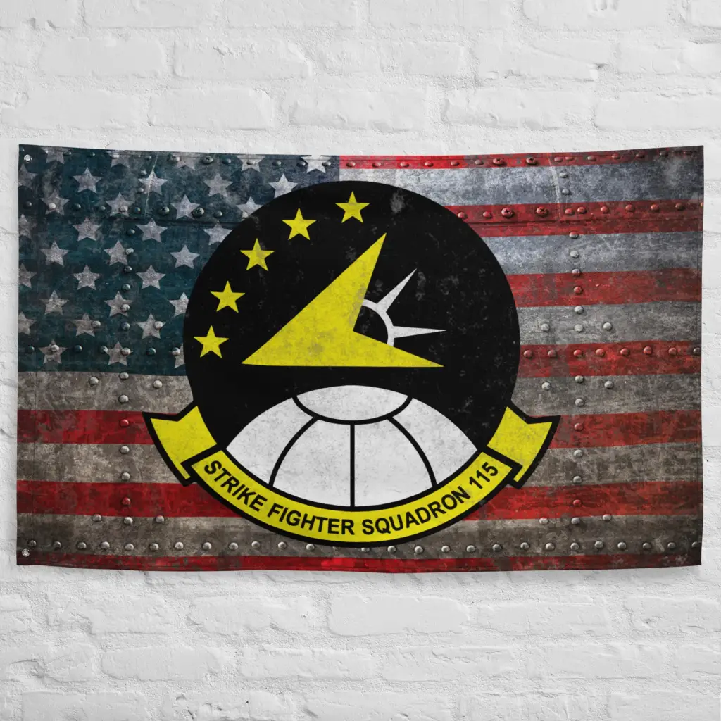 Strike Fighter Squadron 115 (VFA-115) Indoor Wall Flag - Image 3