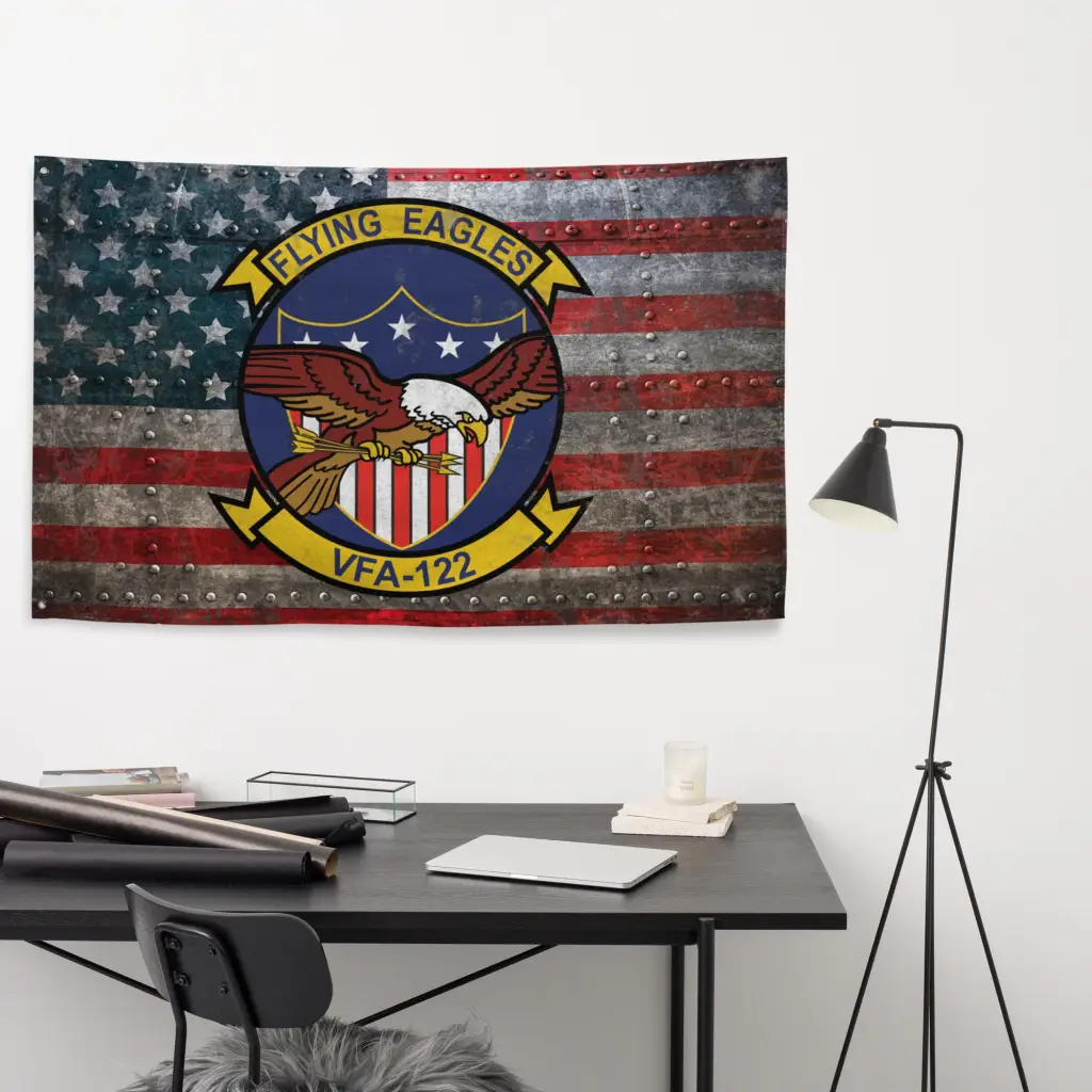Strike Fighter Squadron 122 (VFA-122) Indoor Wall Flag - Image 4