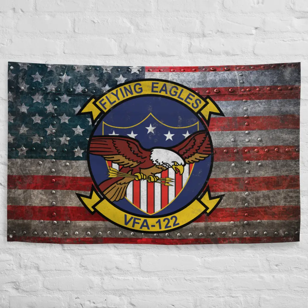 Strike Fighter Squadron 122 (VFA-122) Indoor Wall Flag - Image 5