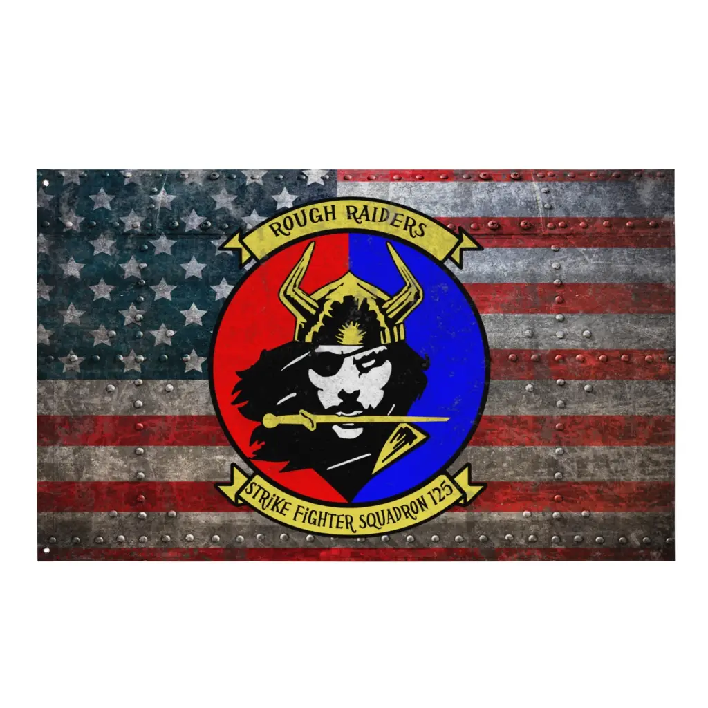 Strike Fighter Squadron 125 (VFA-125) Indoor Wall Flag