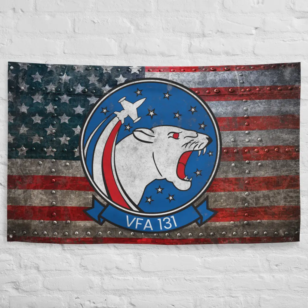 Strike Fighter Squadron 131 (VFA-131) Indoor Wall Flag - Image 4