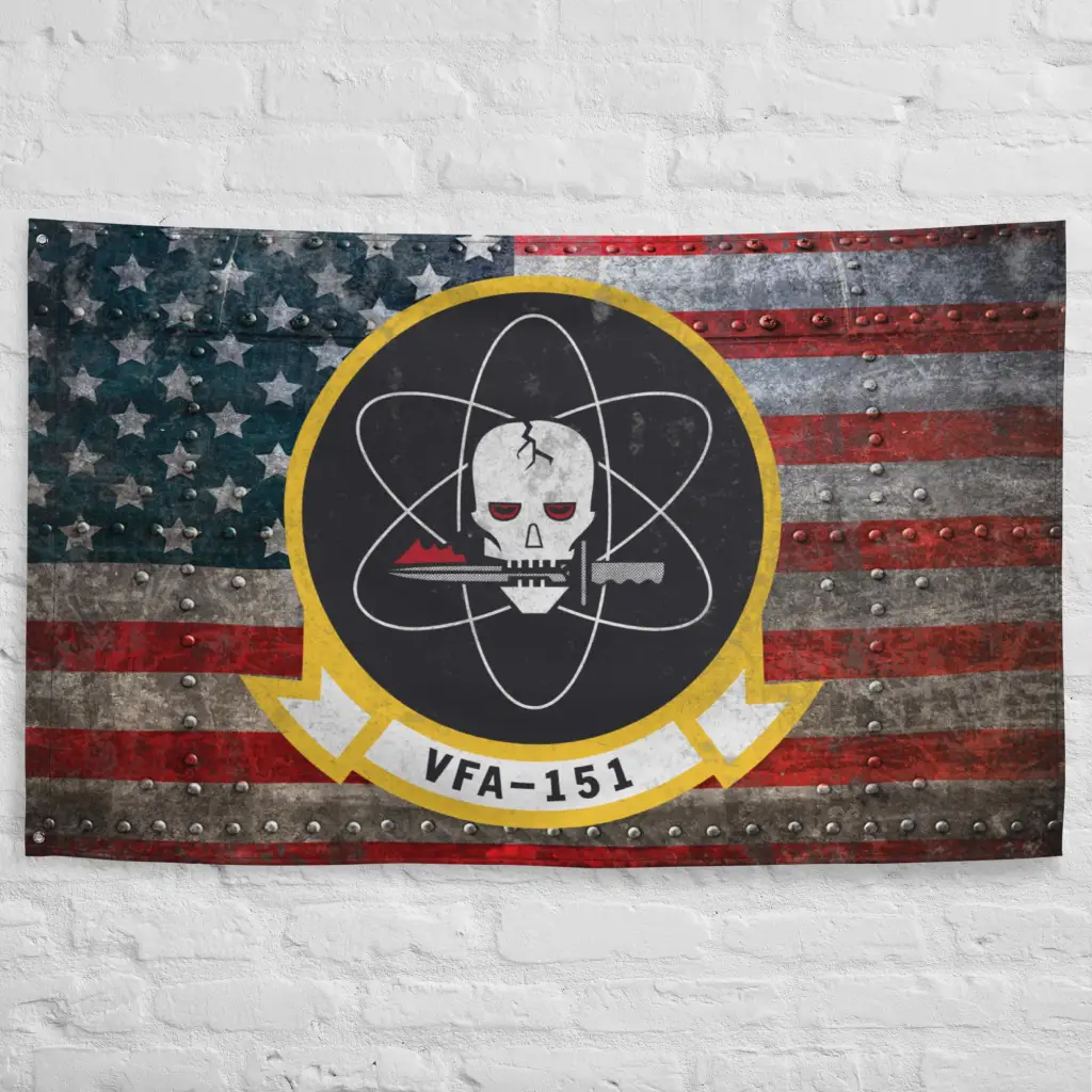 Strike Fighter Squadron 151 (VFA-151) Indoor Wall Flag - Image 5