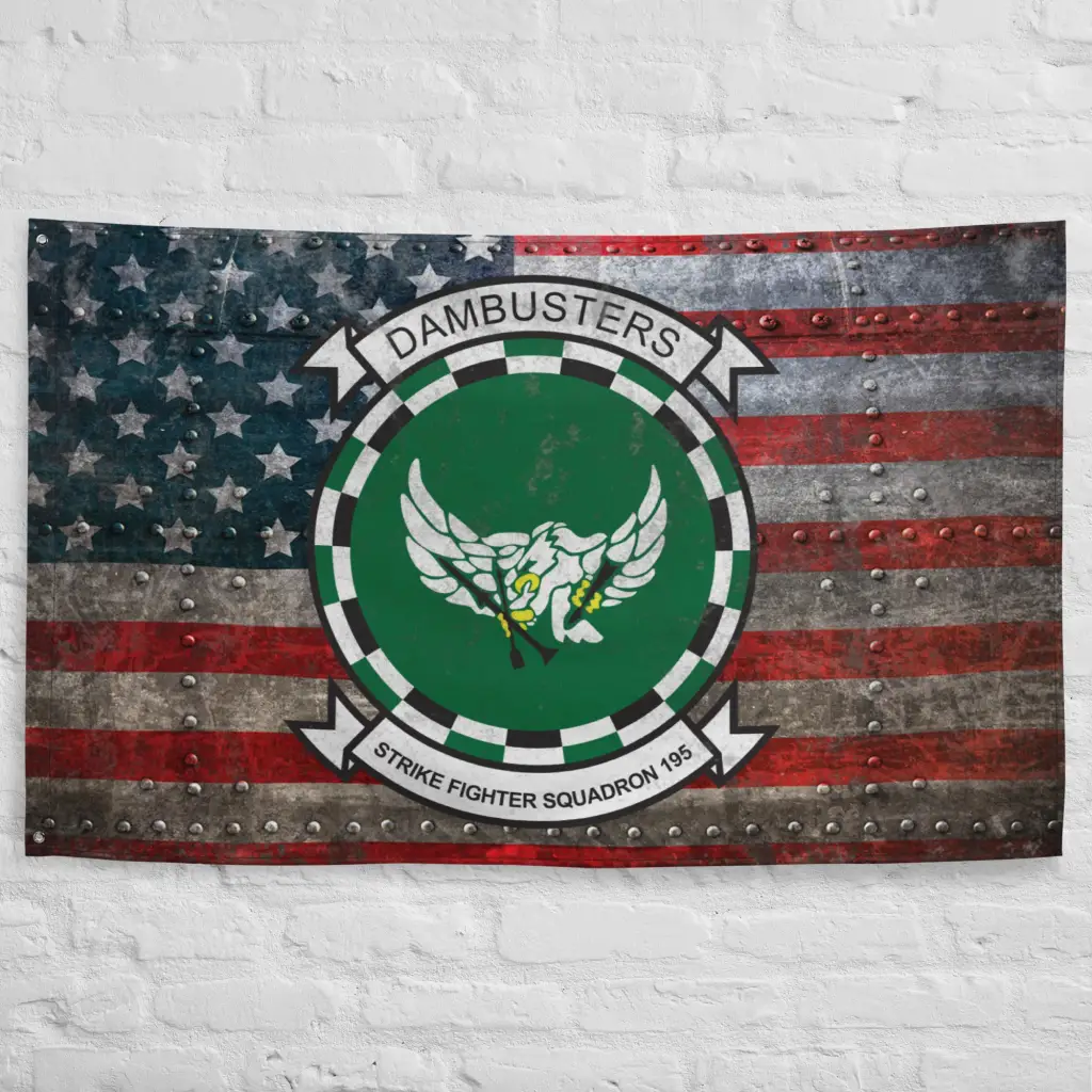 Strike Fighter Squadron 195 (VFA-195) Indoor Wall Flag - Image 4