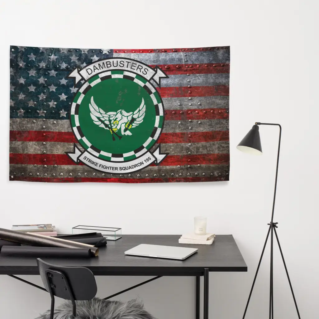 Strike Fighter Squadron 195 (VFA-195) Indoor Wall Flag - Image 5