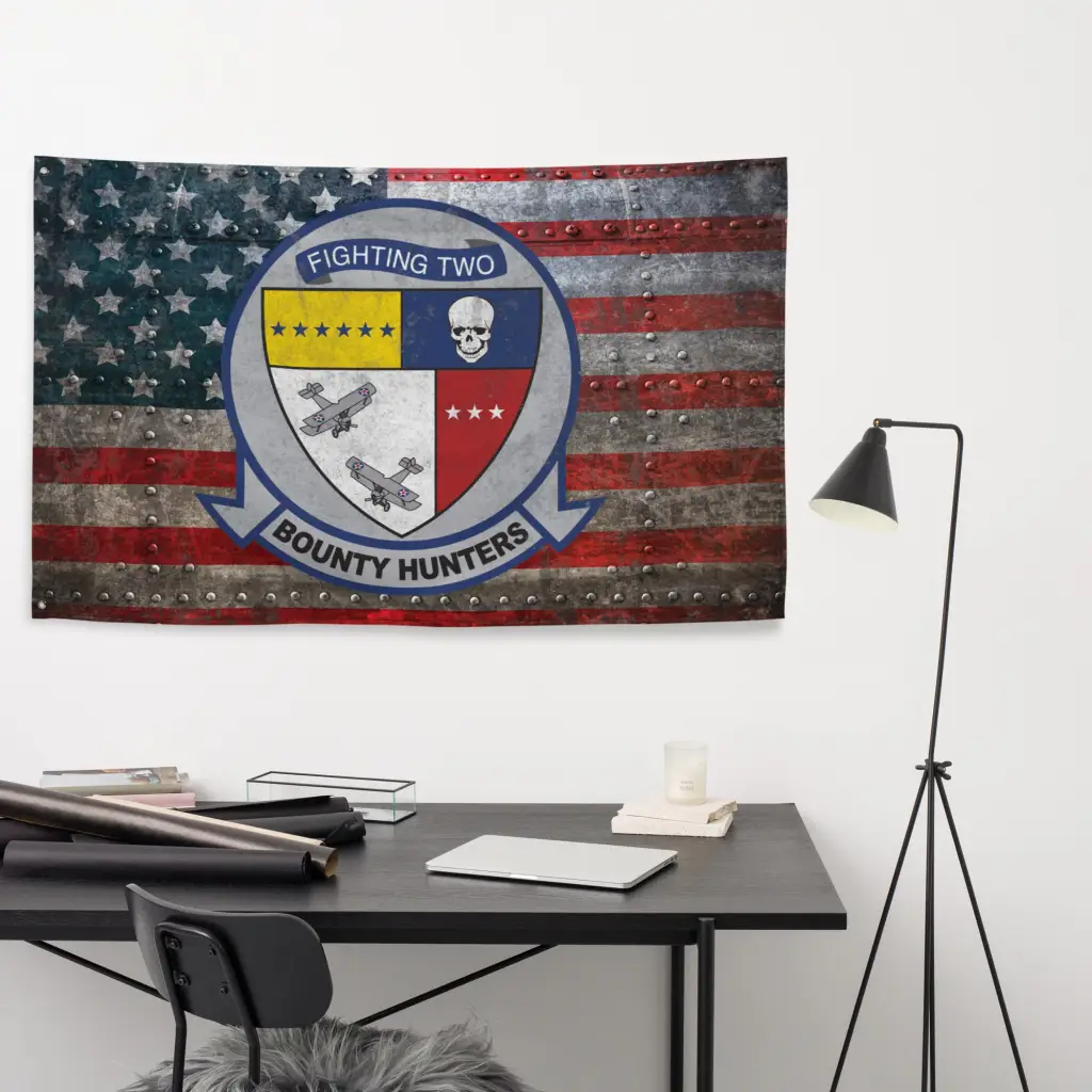 Strike Fighter Squadron 2 (VFA-2) Indoor Wall Flag - Image 4