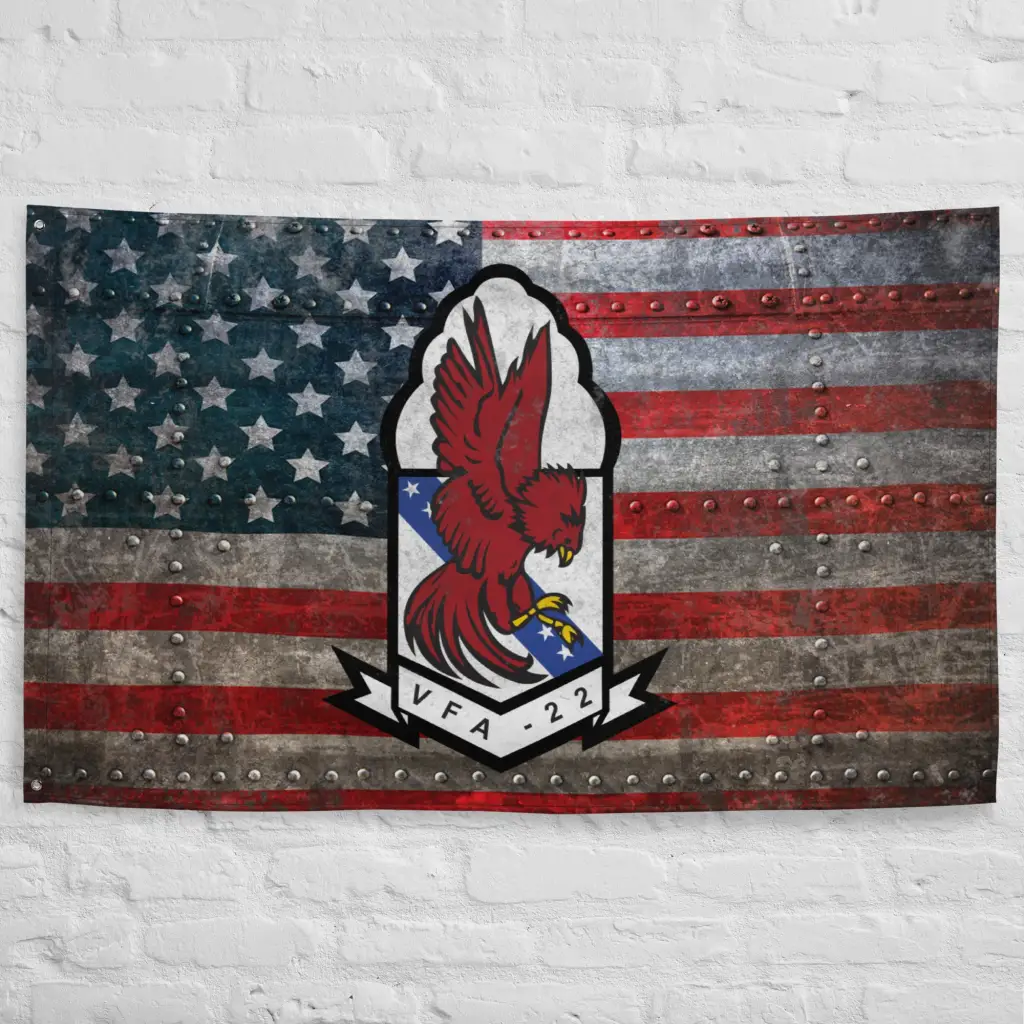 Strike Fighter Squadron 22 (VFA-22) Indoor Wall Flag - Image 5