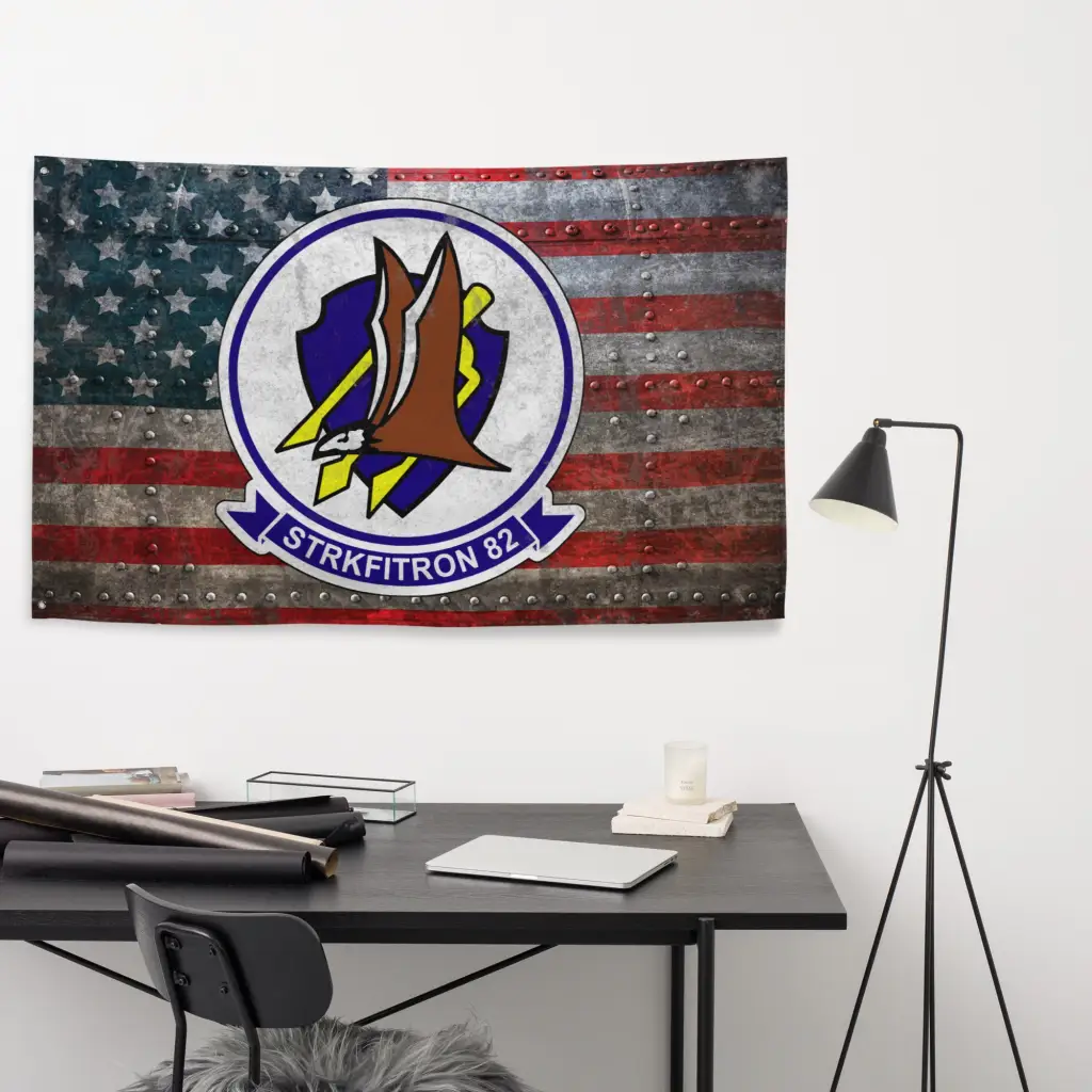 Strike Fighter Squadron 82 (VFA-82) Indoor Wall Flag - Image 4