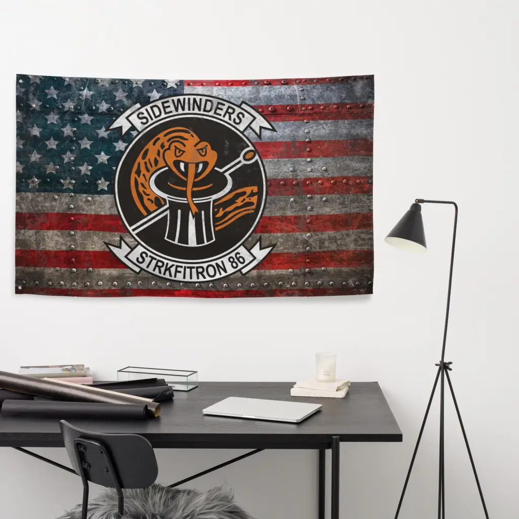 Strike Fighter Squadron 86 (VFA-86) Indoor Wall Flag - Image 4
