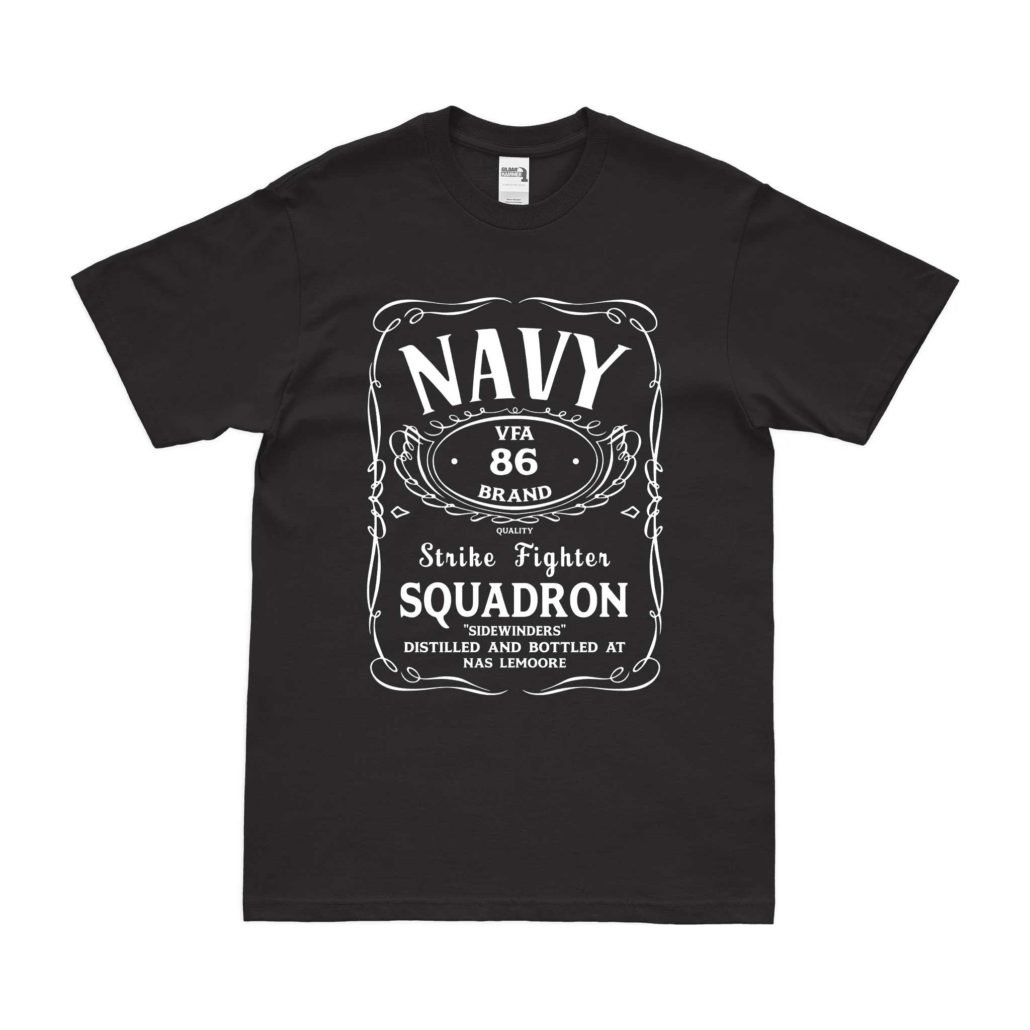 Strike Fighter Squadron 86 (VFA-86) Whiskey Label T-Shirt