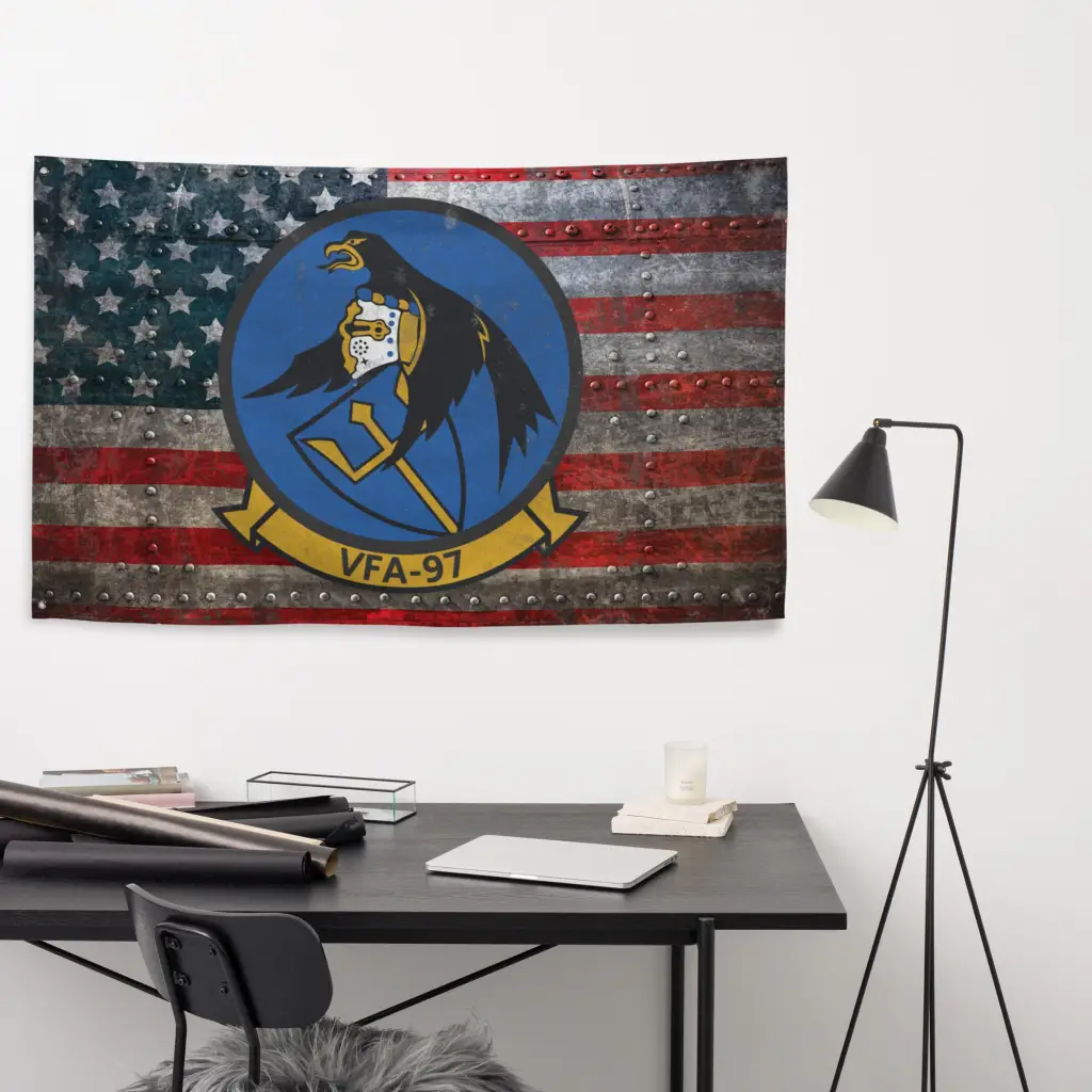 Strike Fighter Squadron 97 (VFA-97) Indoor Wall Flag - Image 4
