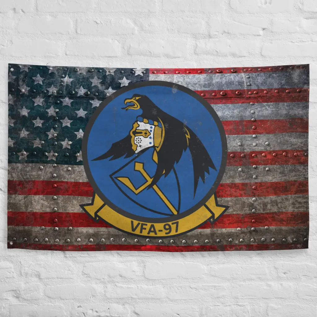 Strike Fighter Squadron 97 (VFA-97) Indoor Wall Flag - Image 5