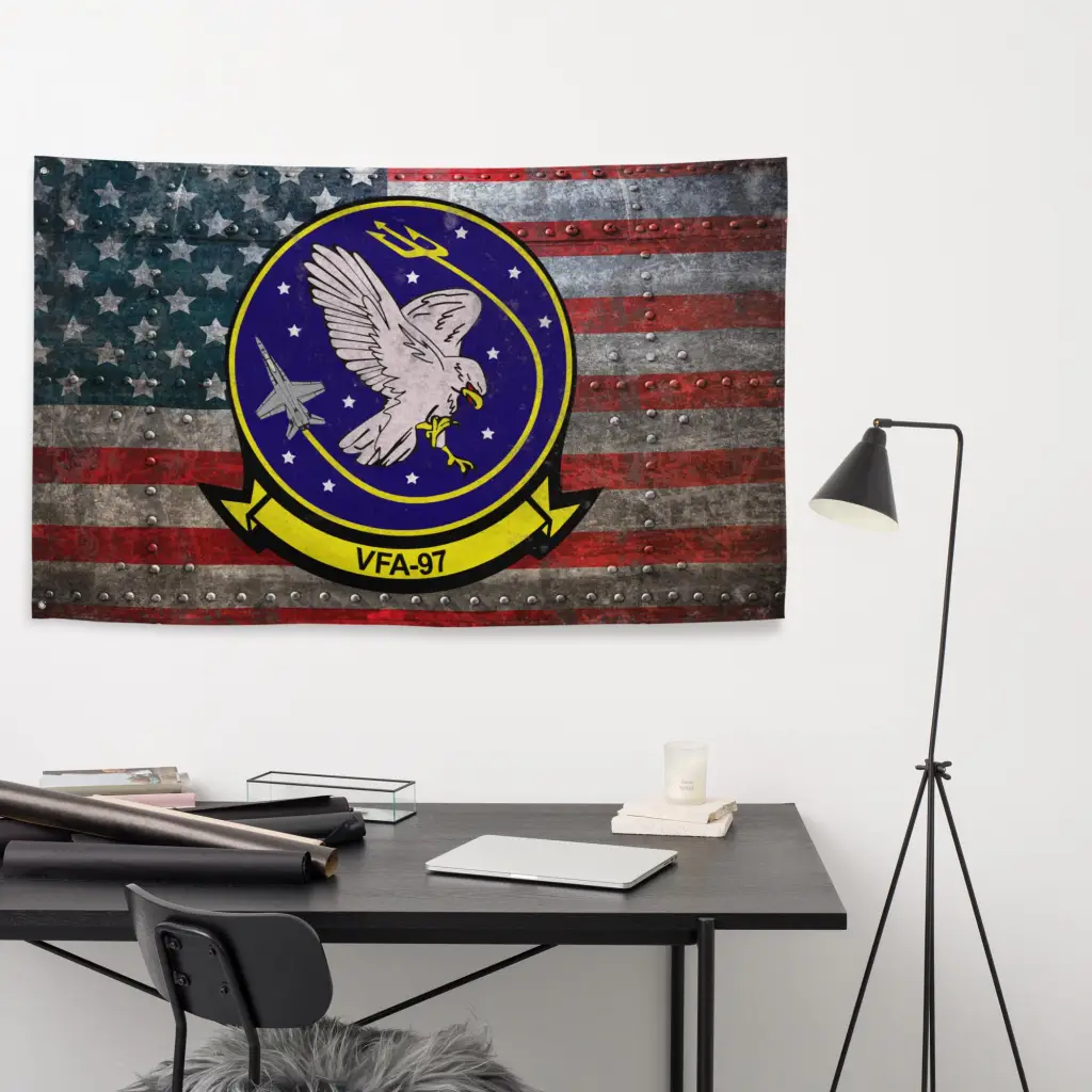 Strike Fighter Squadron 97 (VFA-97) Indoor Wall Flag - Image 4