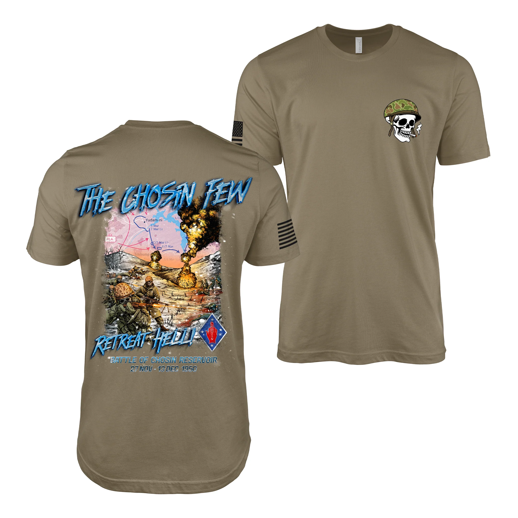 The Chosin Few - Battle of Chosin Reservoir 1950 T-Shirt - Image 3