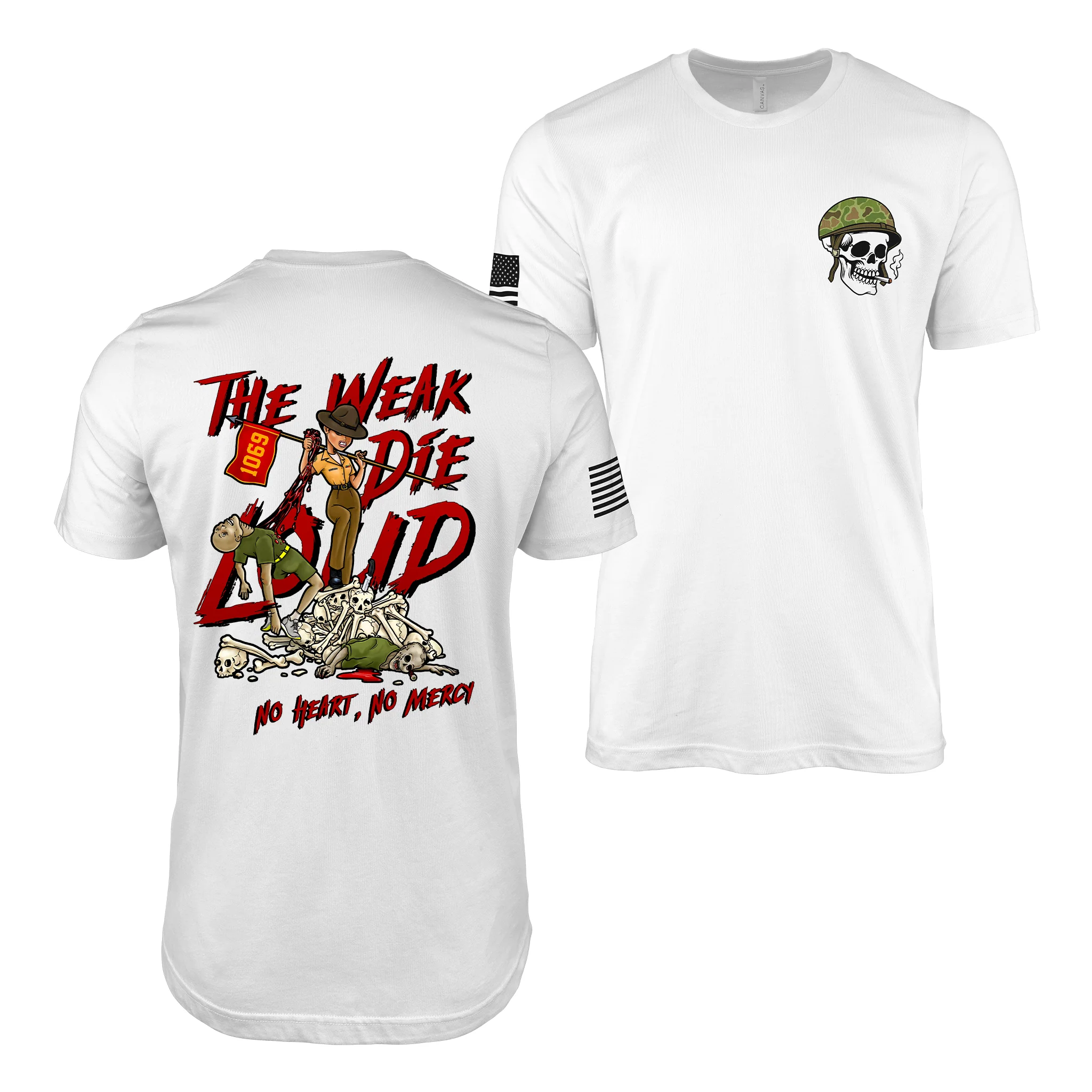 “The Weak Die Loud” - Shaniya Drill Instructor T-Shirt - Image 12
