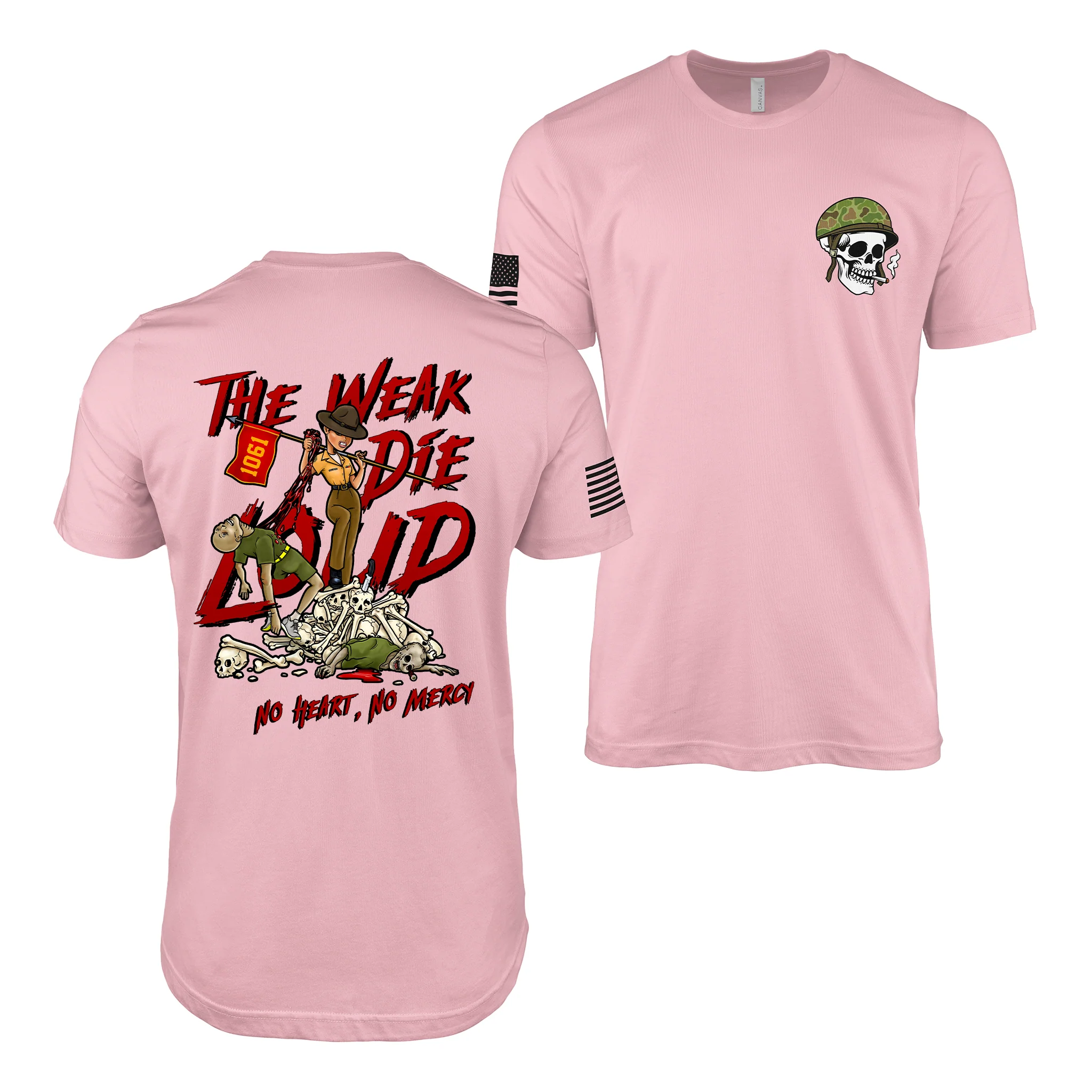 “The Weak Die Loud” - Shaniya Drill Instructor T-Shirt - Image 5