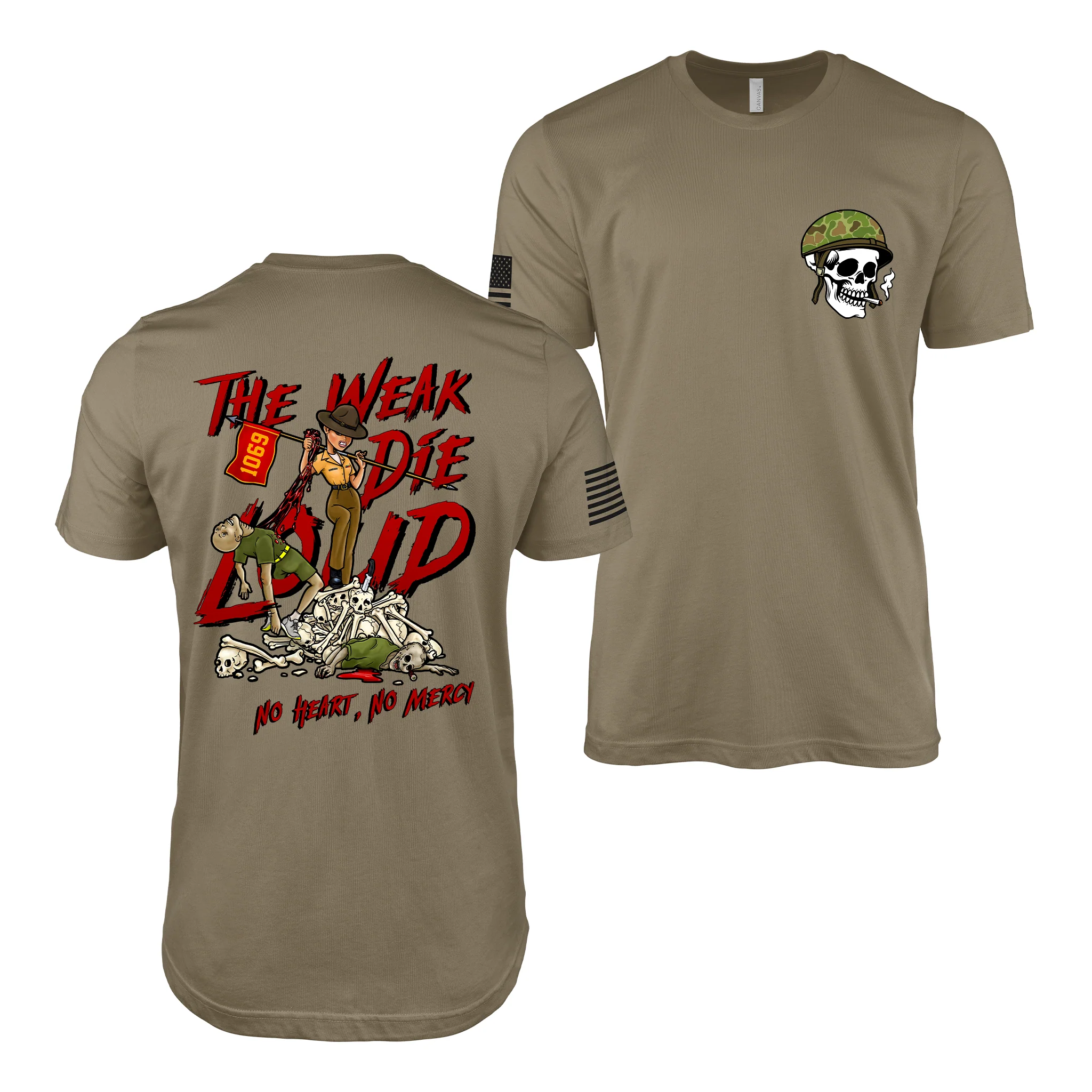 “The Weak Die Loud” - Shaniya Drill Instructor T-Shirt - Image 9