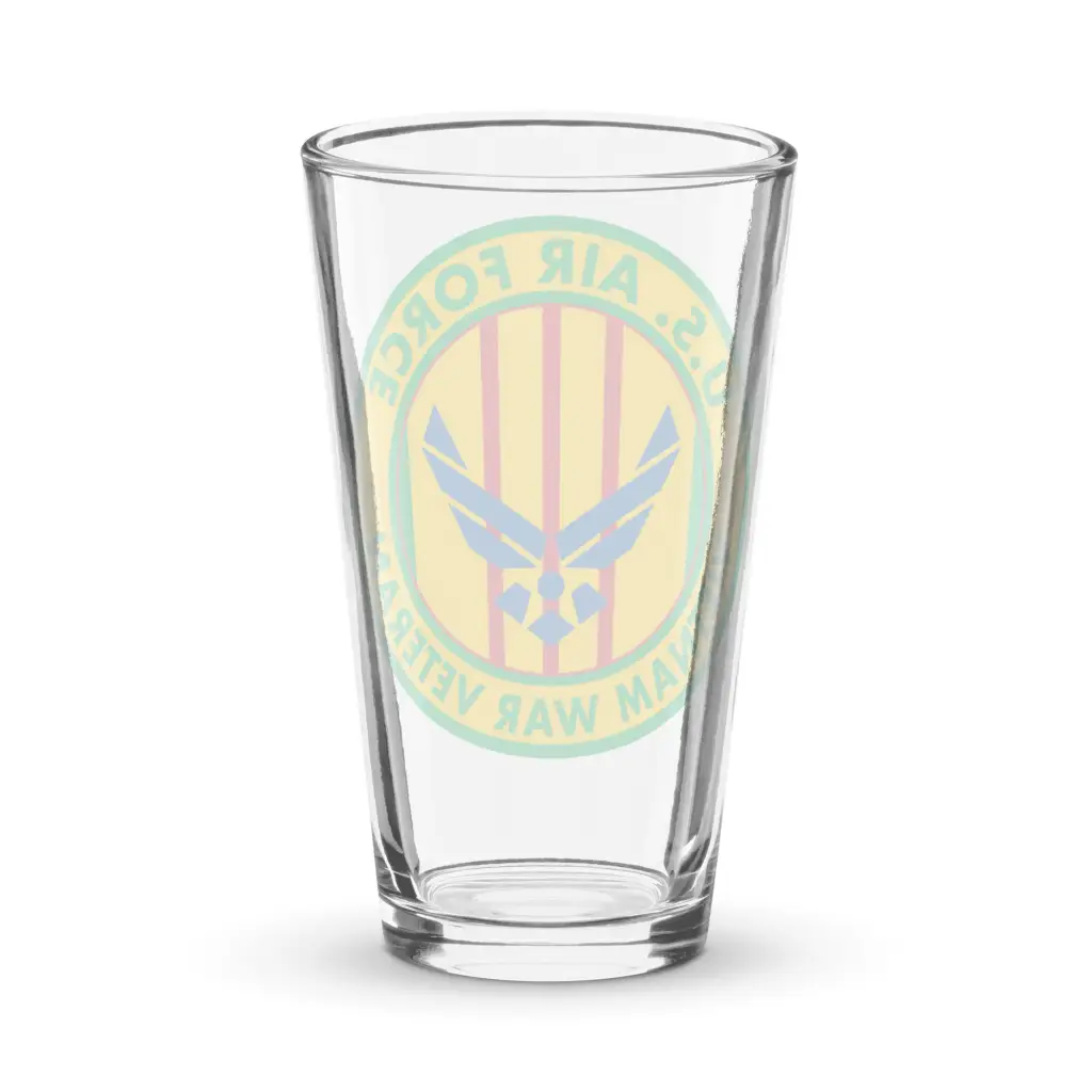 U.S. Air Force Vietnam Veteran Pint Glass - Image 2