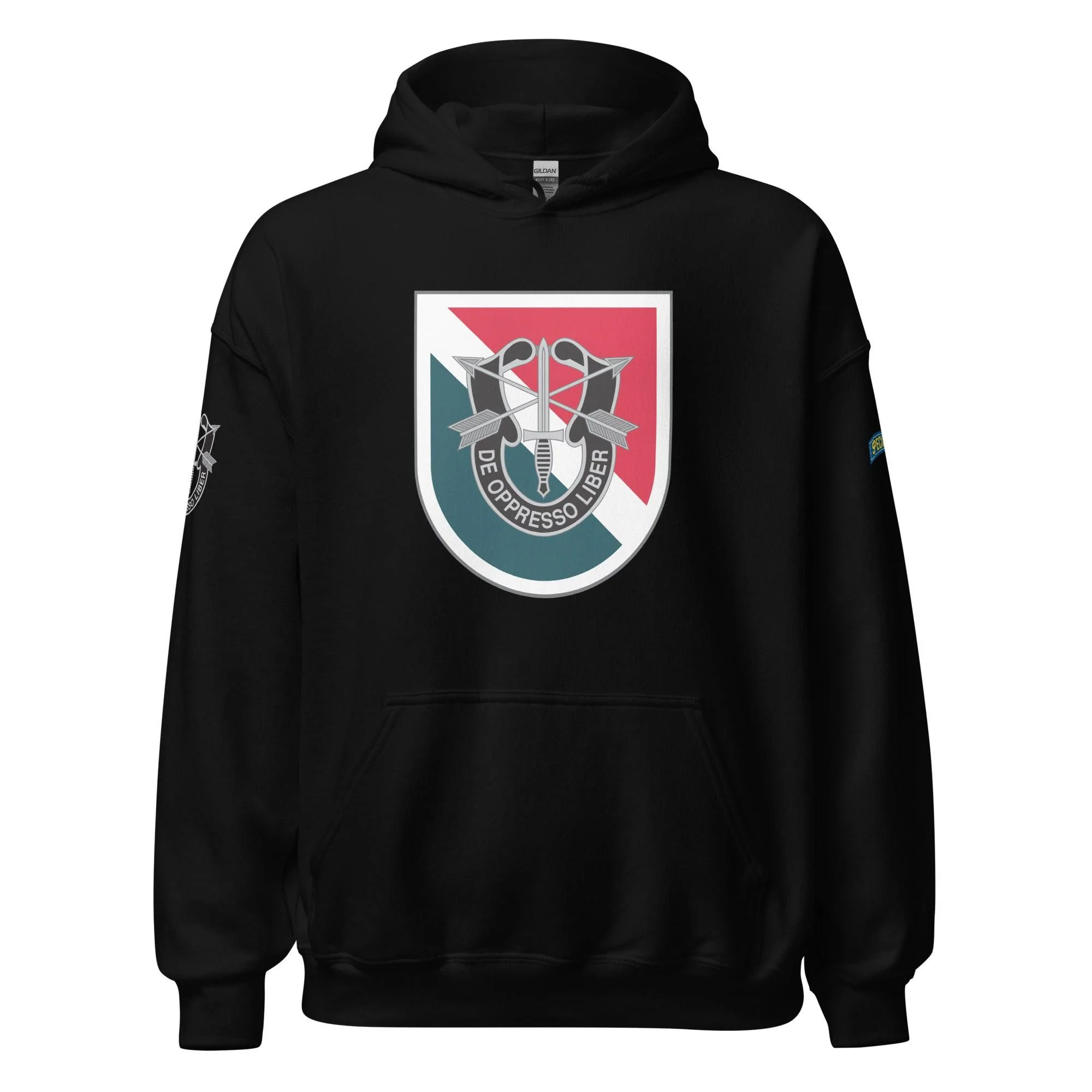 U.S. Army 11th Special Forces Group (11th SFG) Beret Flash Unisex Hoodie