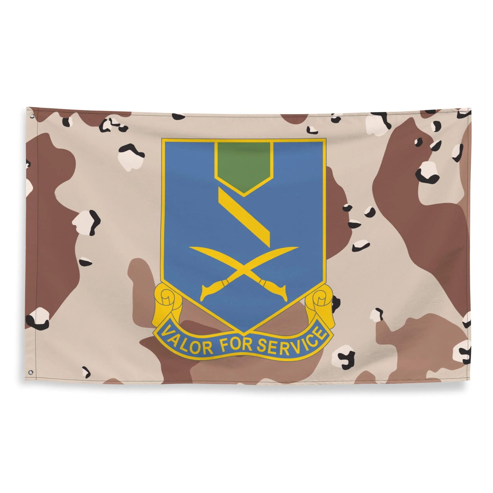 U.S. Army 137th Infantry Regiment Chocolate-Chip Camo Flag - Image 4