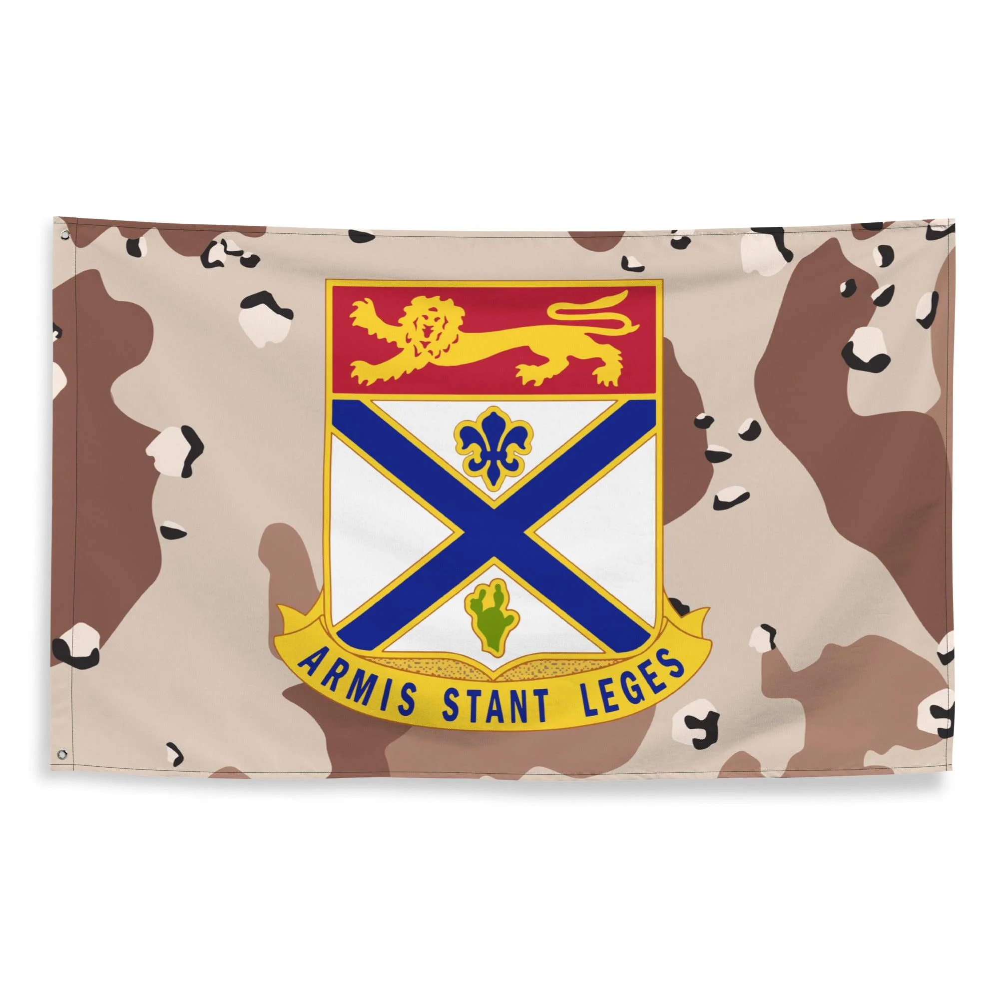 U.S. Army 169th Infantry Regiment Chocolate-Chip Camo Flag - Image 4