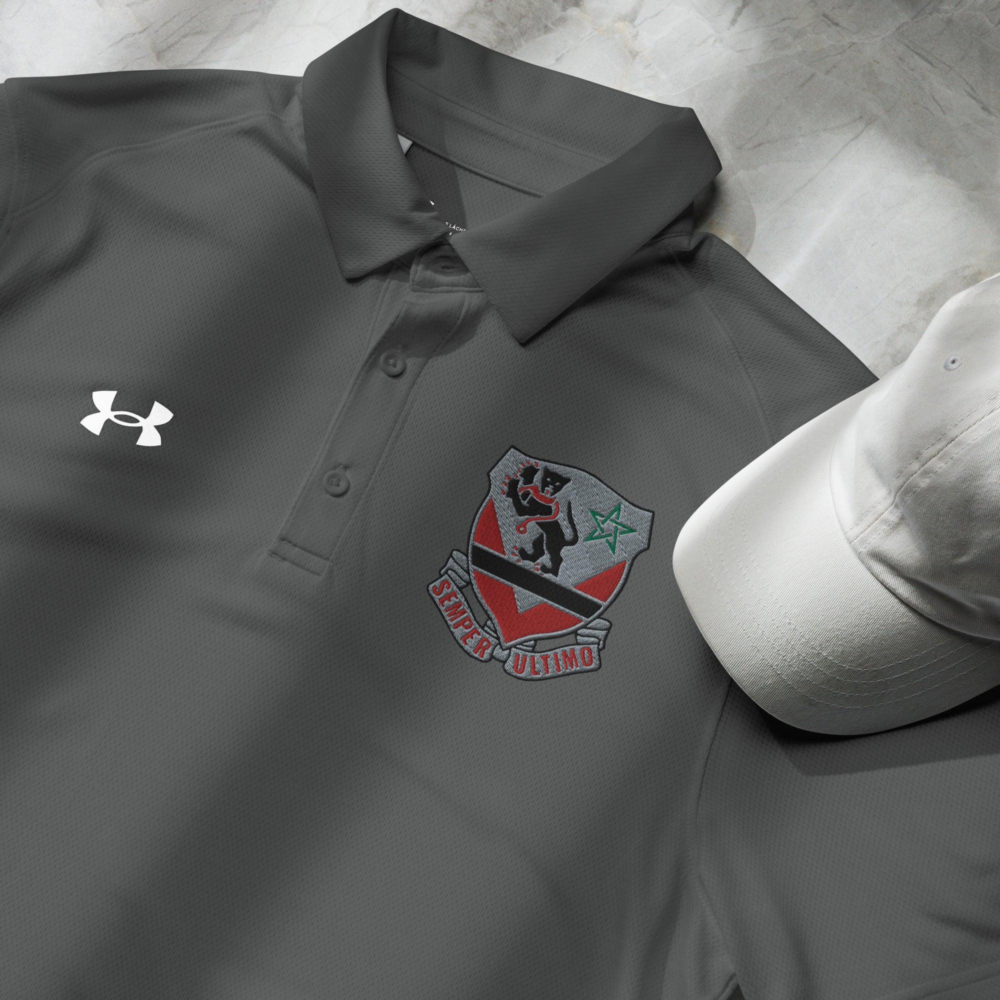 U.S. Army 16th Engineer Bn Embroidered Under Armour® Men's Polo - Image 18