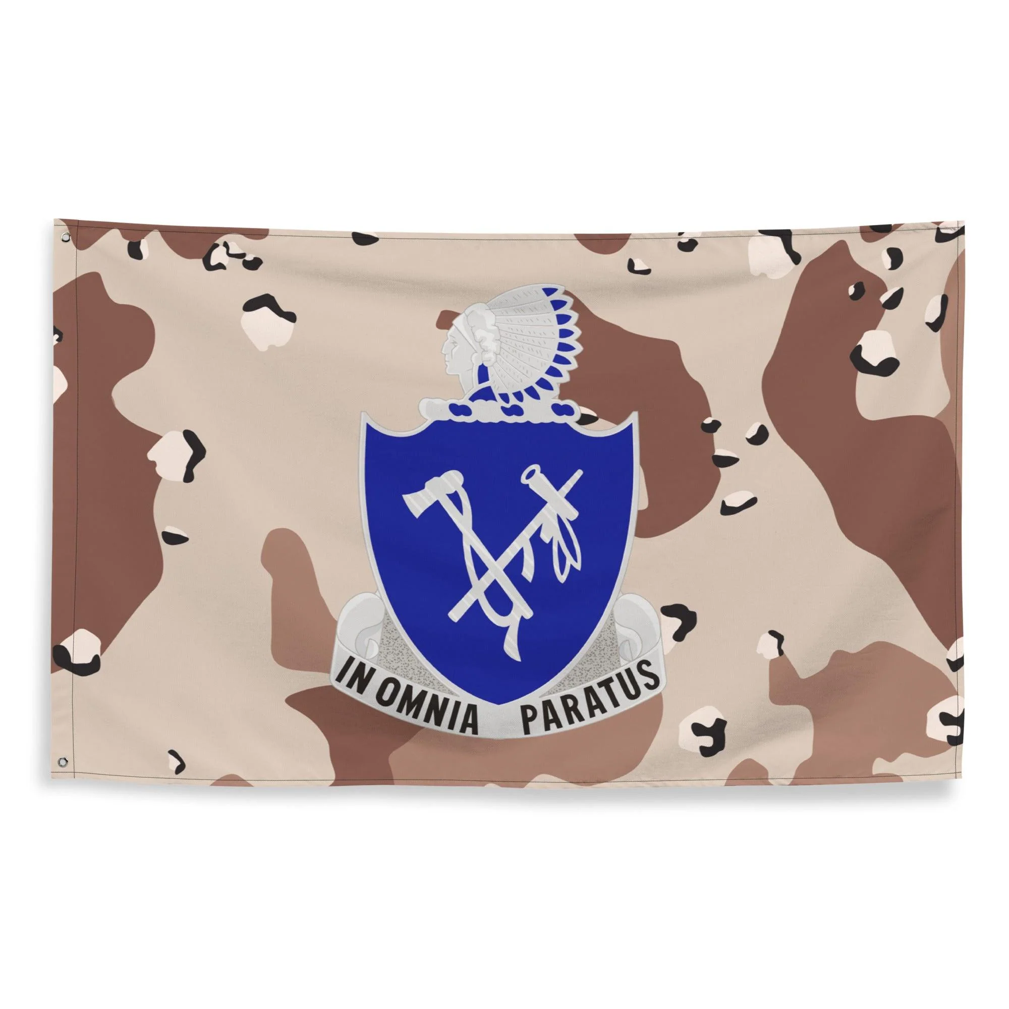 U.S. Army 179th Infantry Regiment Chocolate-Chip Camo Flag - Image 4