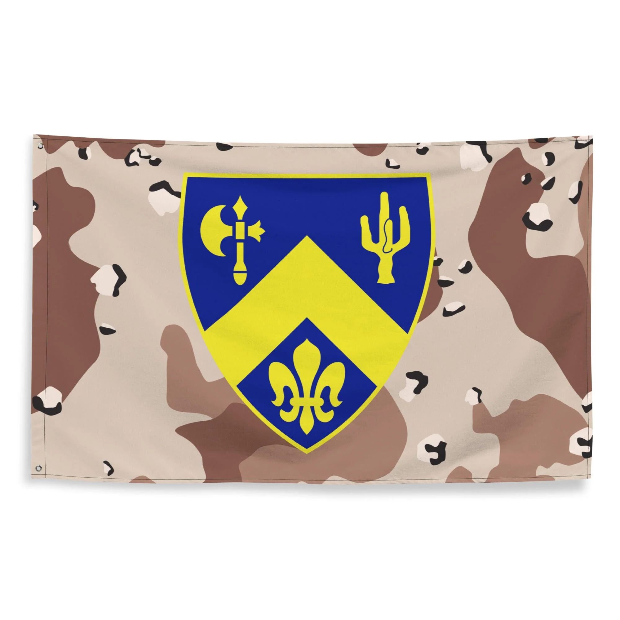 U.S. Army 184th Infantry Regiment Chocolate-Chip Camo Flag - Image 4