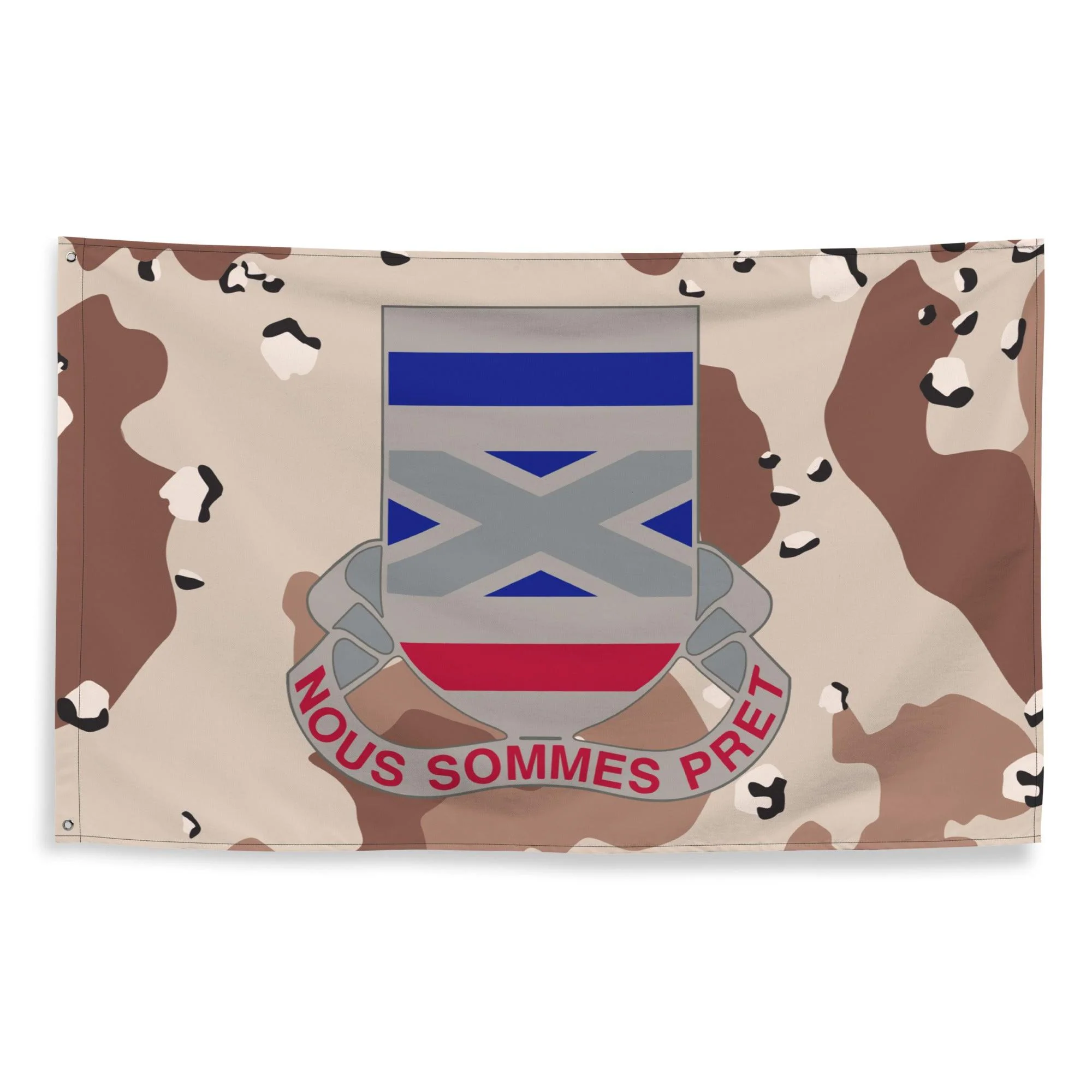 U.S. Army 199th Infantry Regiment Chocolate-Chip Camo Flag - Image 4