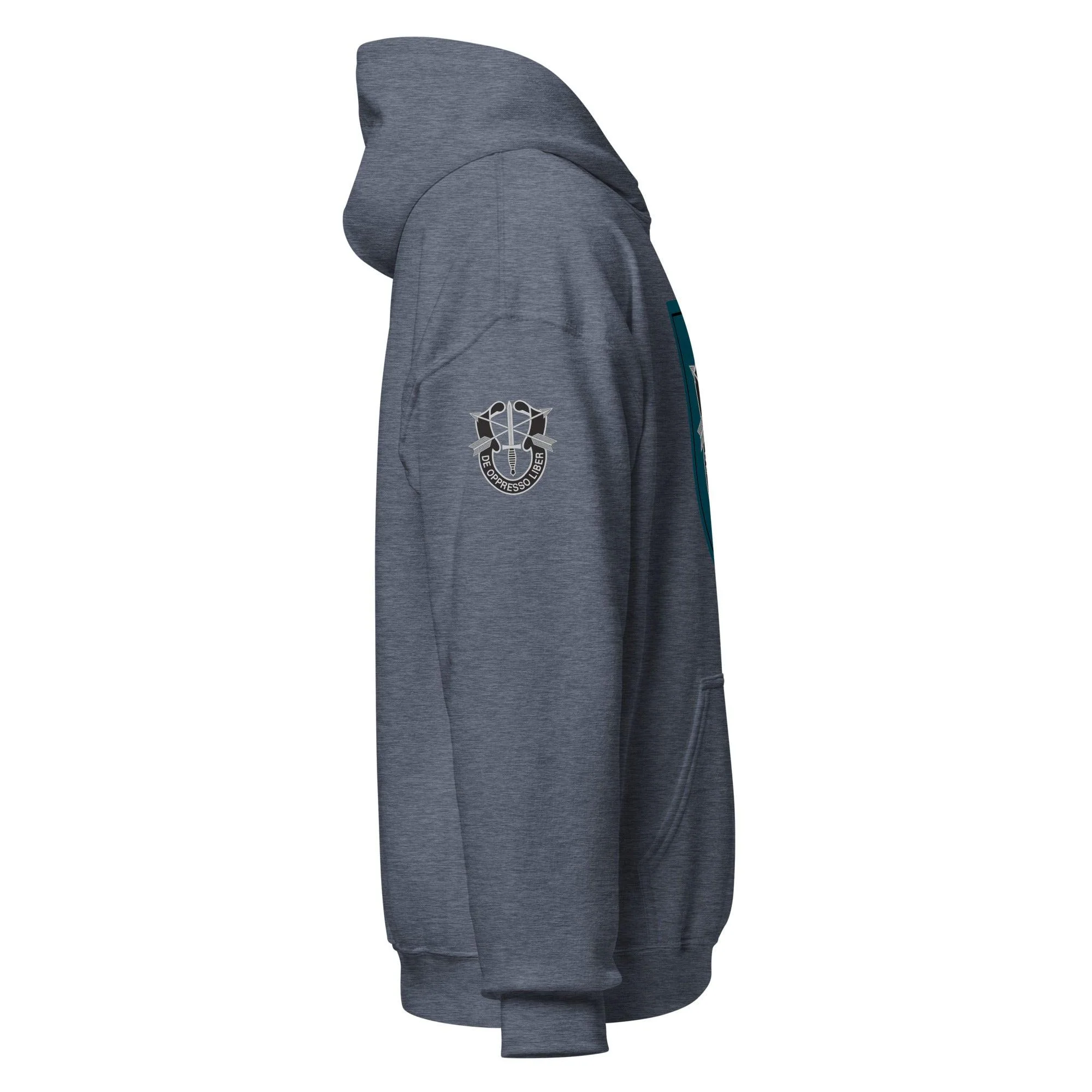 U.S. Army 19th Special Forces Group (19th SFG) Beret Flash Unisex Hoodie - Image 18