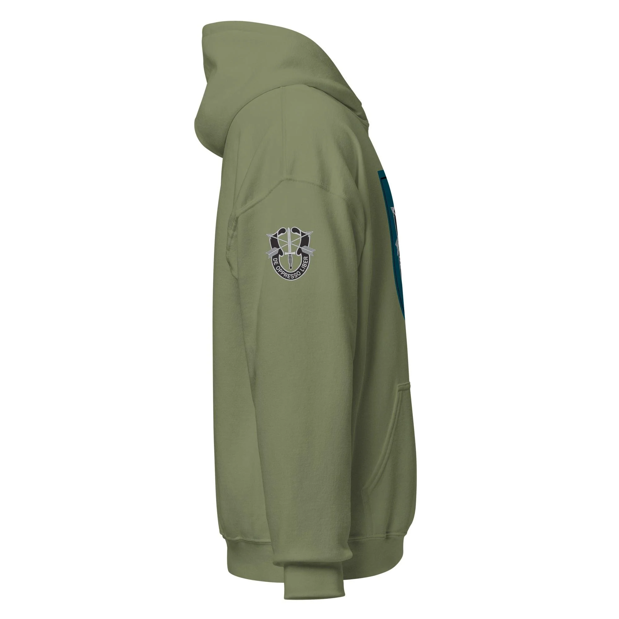 U.S. Army 19th Special Forces Group (19th SFG) Beret Flash Unisex Hoodie - Image 22