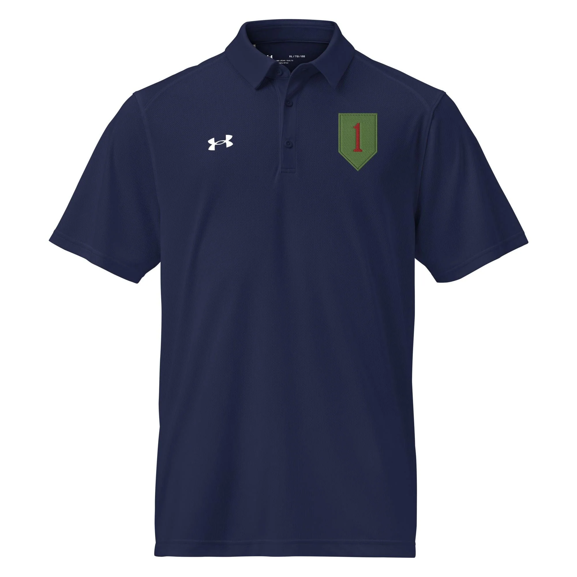 U.S. Army 1st Infantry Division Embroidered Under Armour® Men's Polo - Image 3