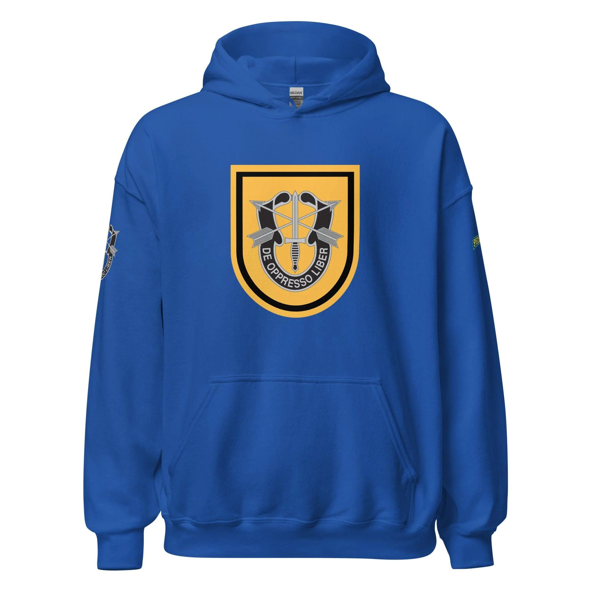 U.S. Army 1st Special Forces Group (1st SGF) Beret Flash Unisex Hoodie - Image 13