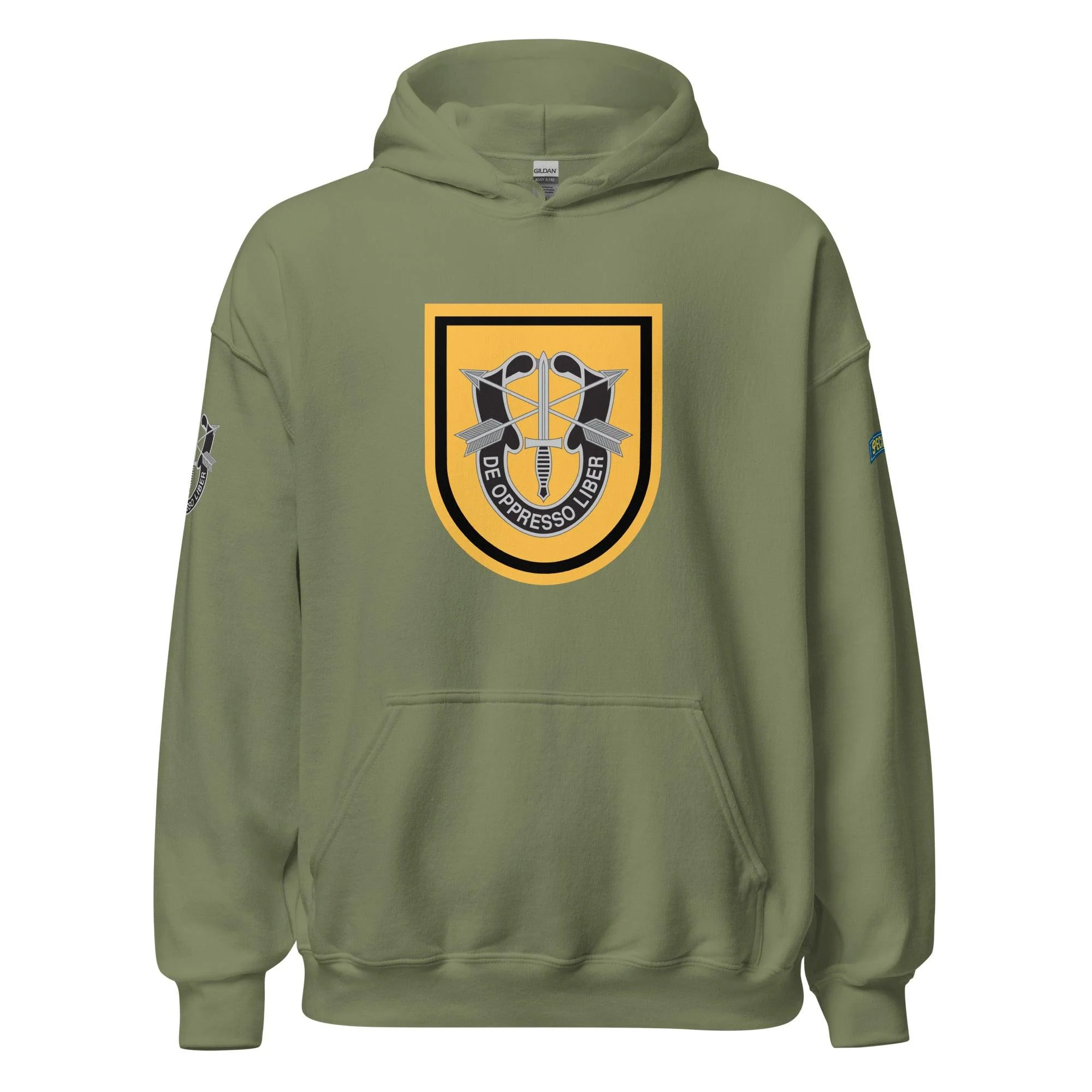 U.S. Army 1st Special Forces Group (1st SGF) Beret Flash Unisex Hoodie - Image 21