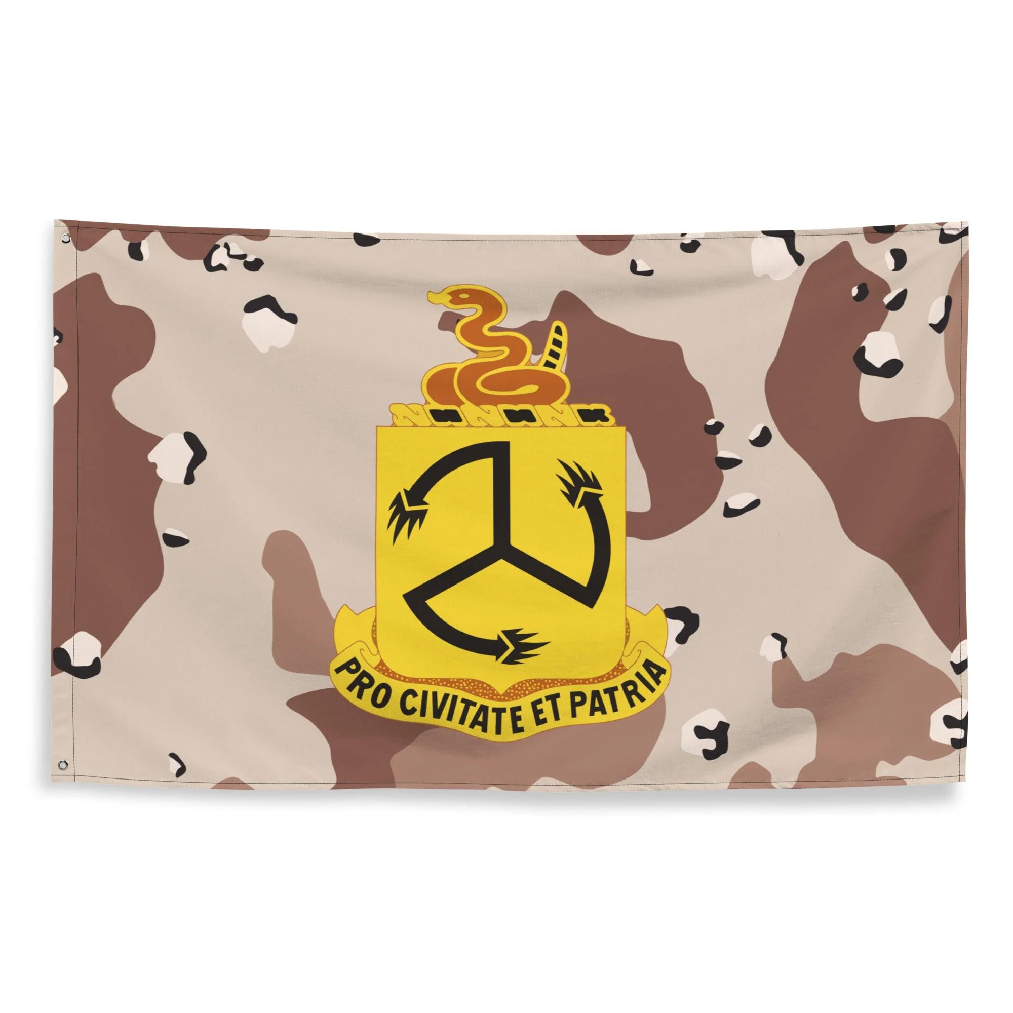 U.S. Army 200th Infantry Regiment Chocolate-Chip Camo Flag - Image 4