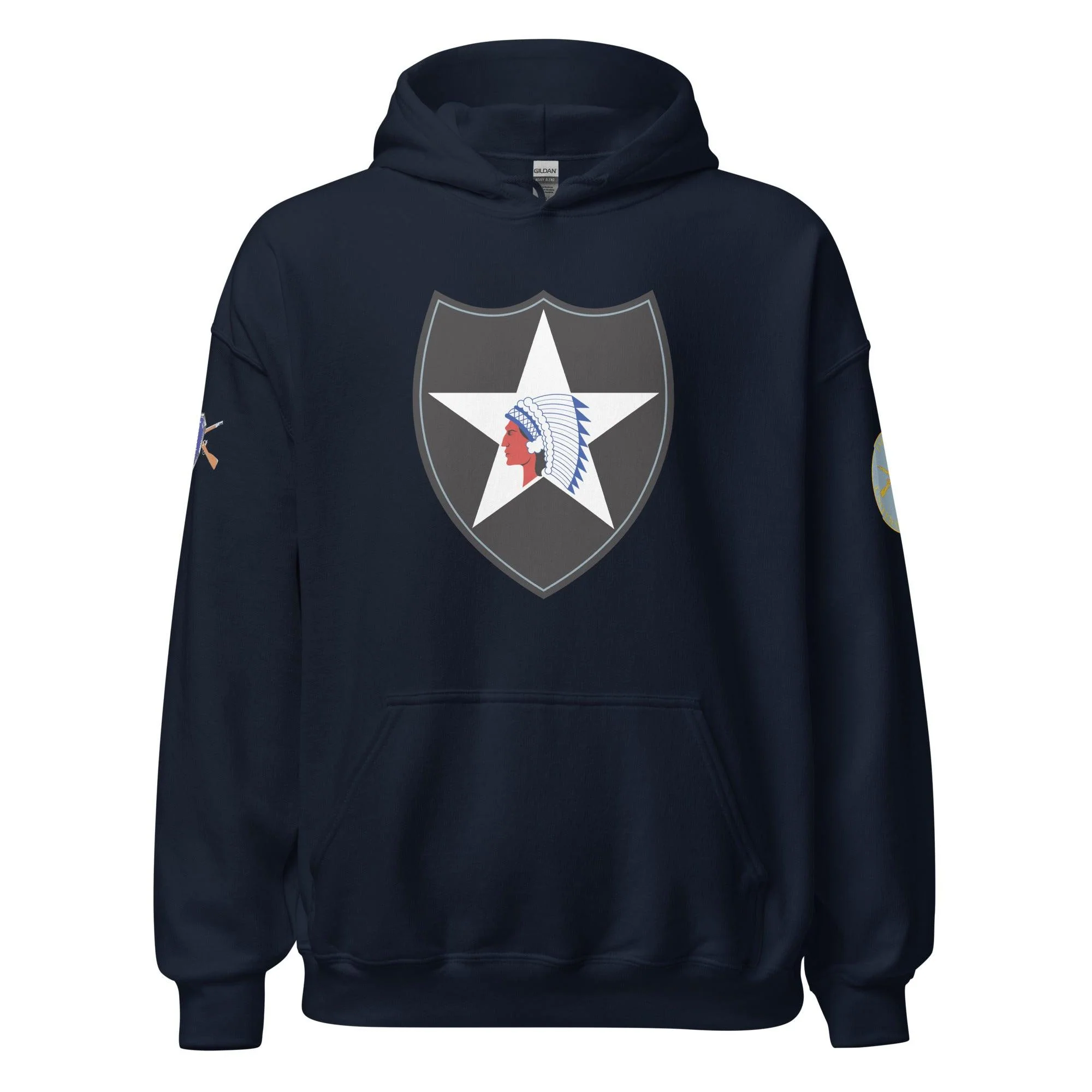 U.S. Army 2nd Infantry Division (2ID) Infantry Branch Unisex Hoodie - Image 4