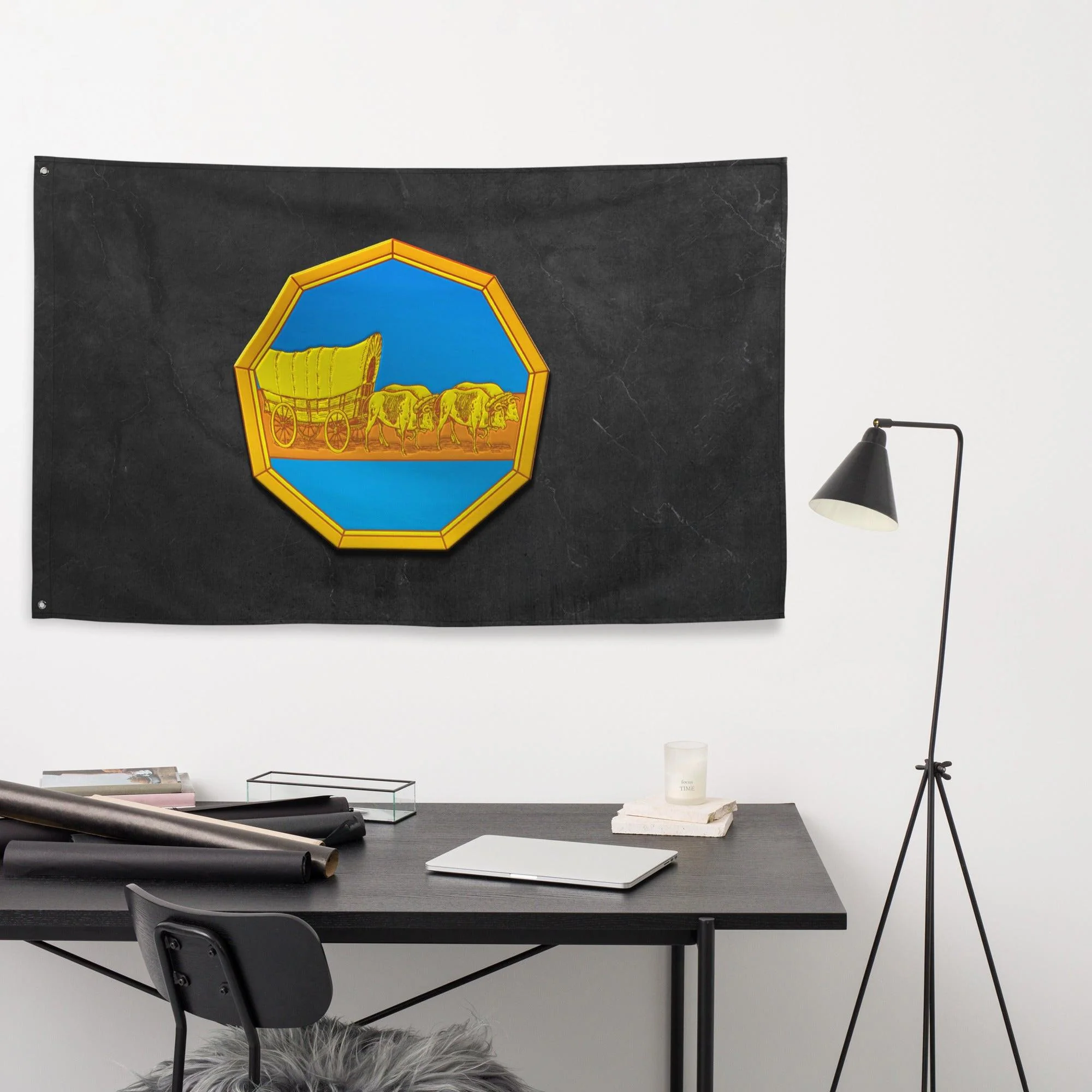 U.S. Army 35th Infantry Division Logo Flag - Image 2