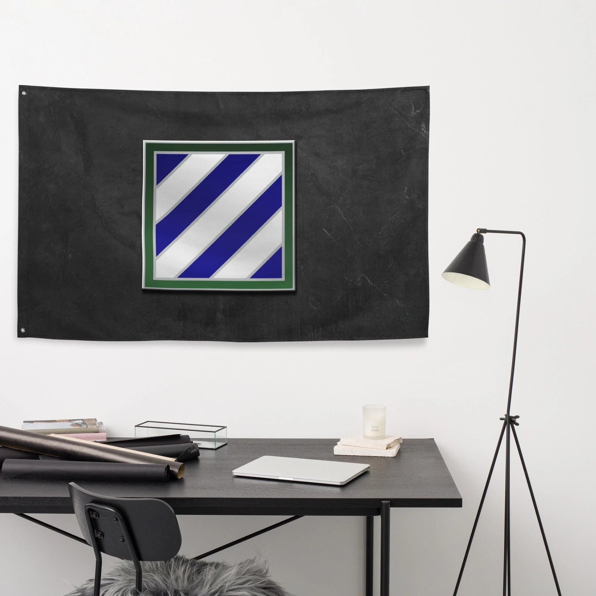 U.S. Army 3rd Infantry Division Logo Flag - Image 2