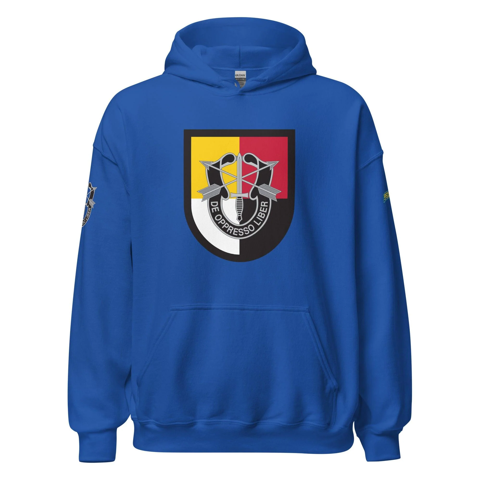 U.S. Army 3rd Special Forces Group (3rd SFG) Beret Flash Unisex Hoodie - Image 13