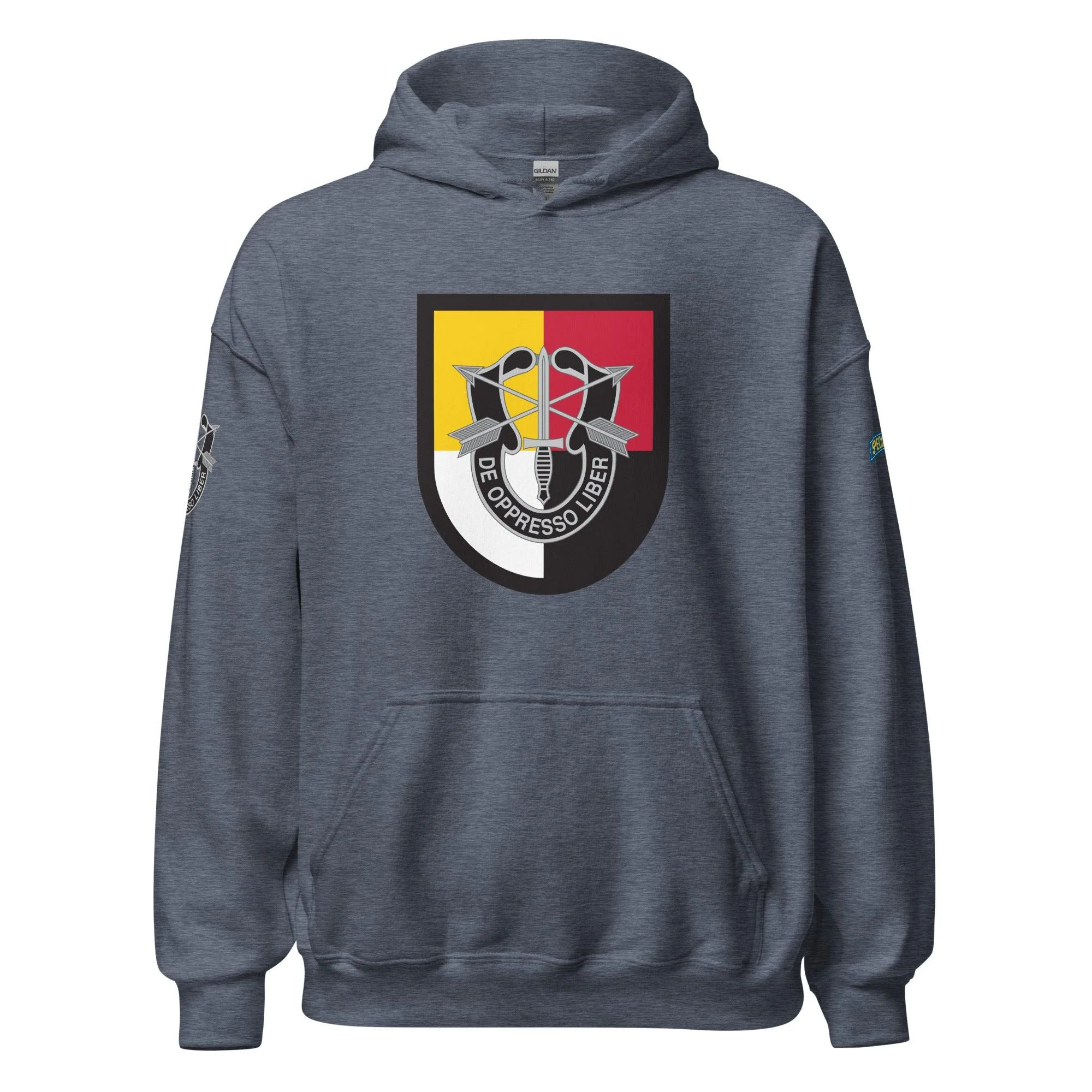 U.S. Army 3rd Special Forces Group (3rd SFG) Beret Flash Unisex Hoodie - Image 17