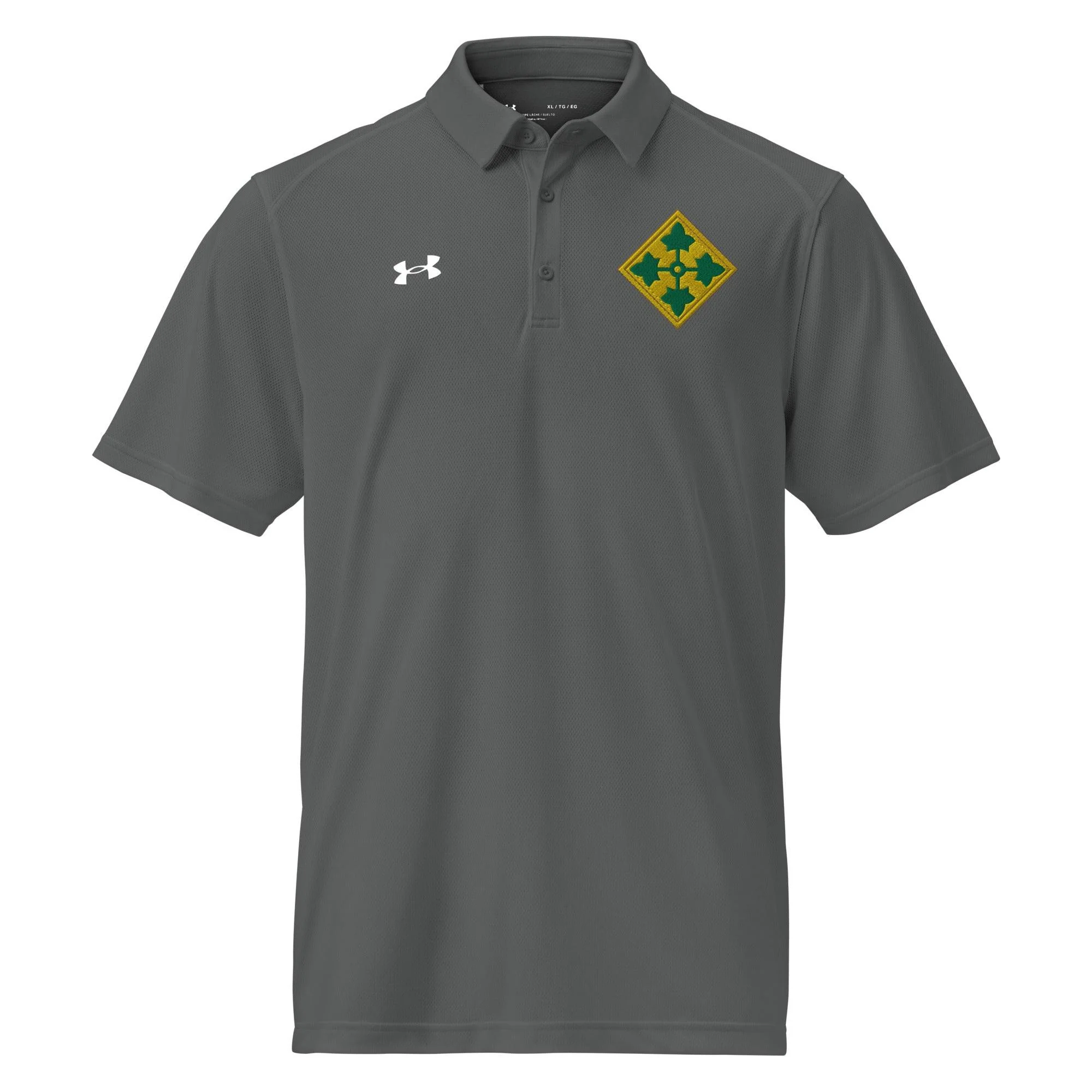 U.S. Army 4th Infantry Division Embroidered Under Armour® Men's Polo - Image 5
