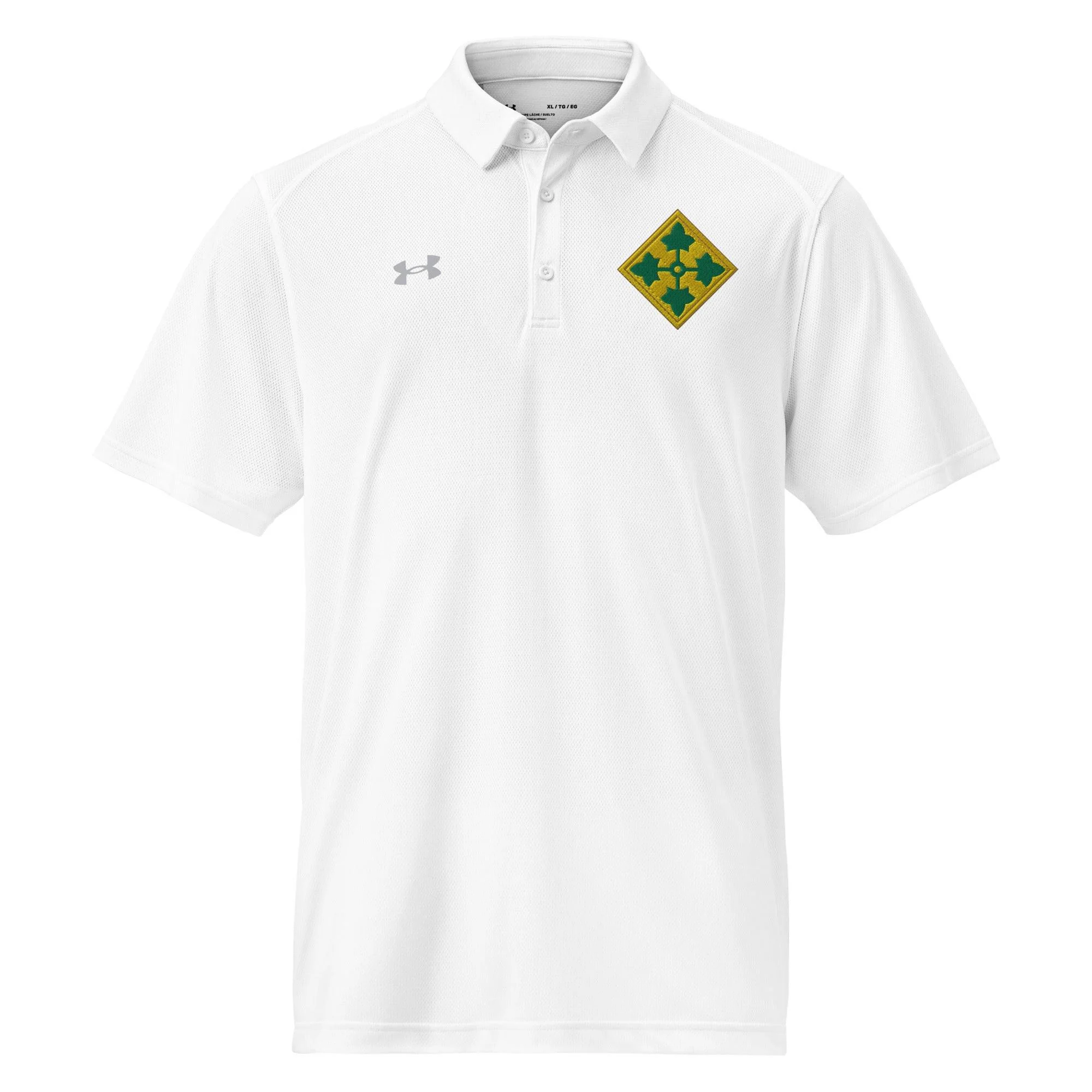 U.S. Army 4th Infantry Division Embroidered Under Armour® Men's Polo - Image 7