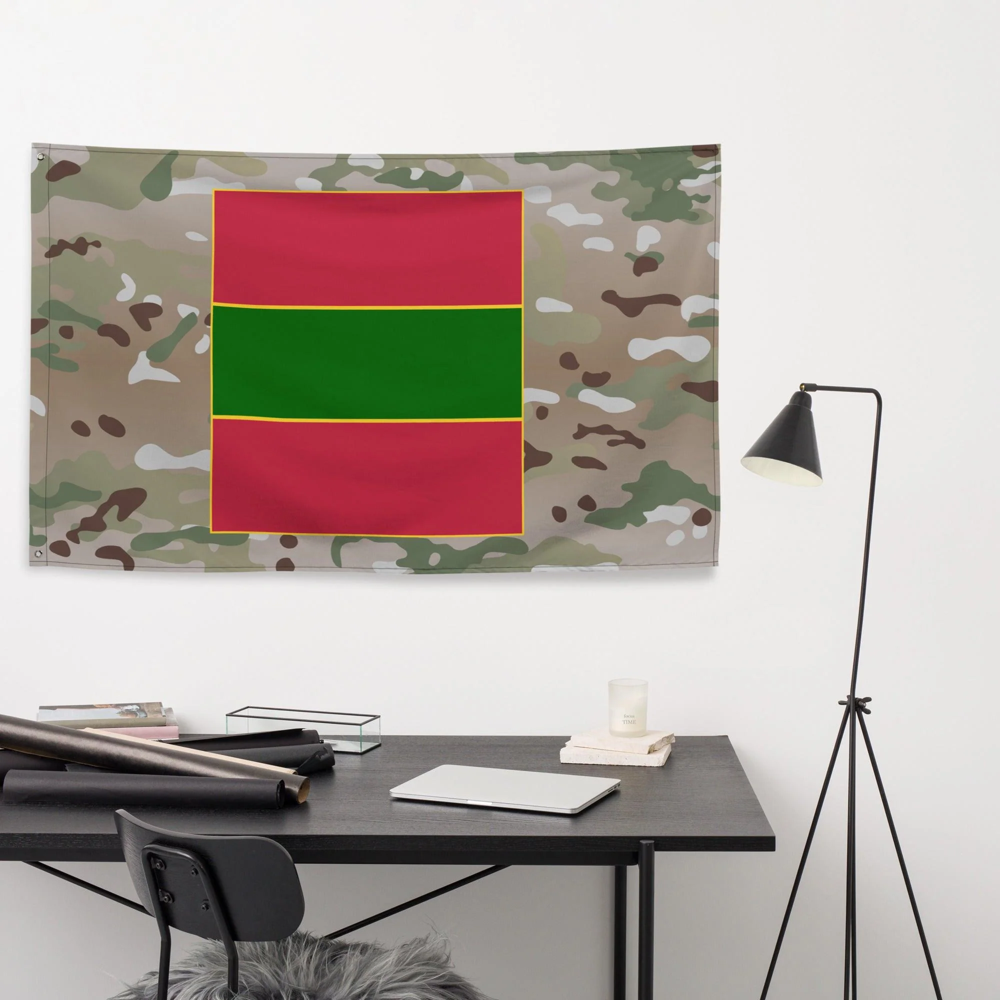U.S. Army 4th Infantry Regiment Multicam Flag - Image 3