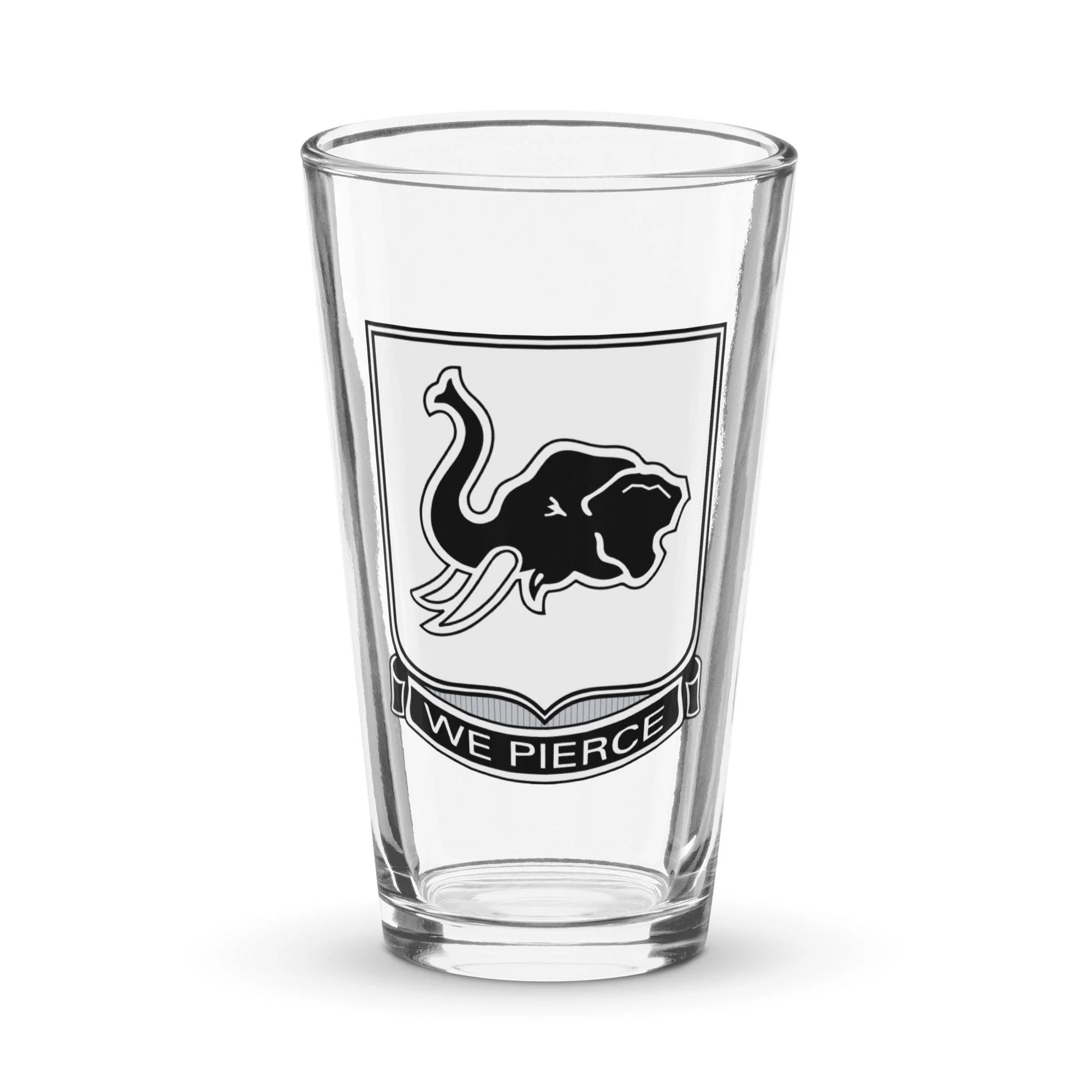 U.S. Army 64th Armor Regiment Beer Pint Glass