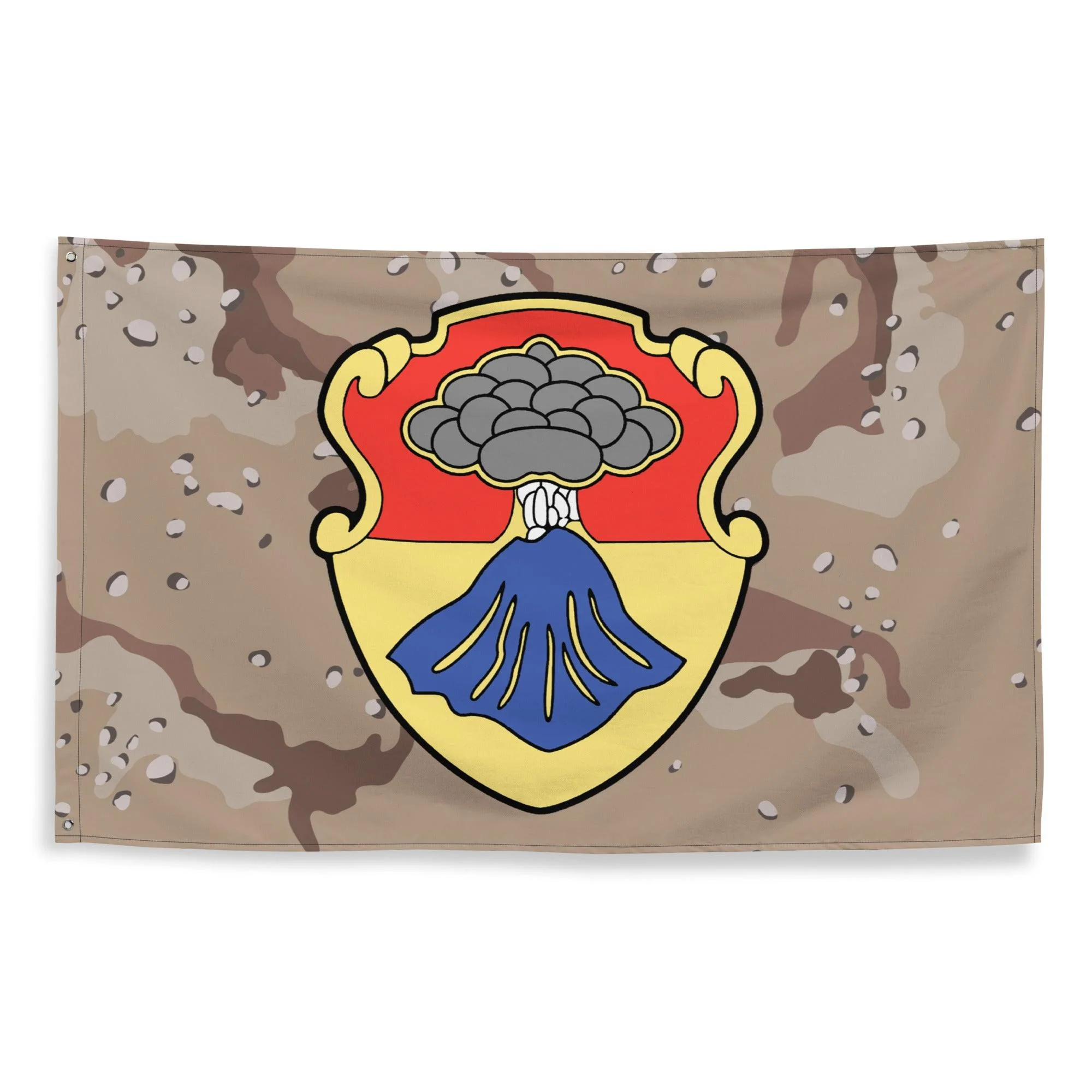 U.S. Army 67th Armor Regiment Chocolate-Chip Camo Flag - Image 3