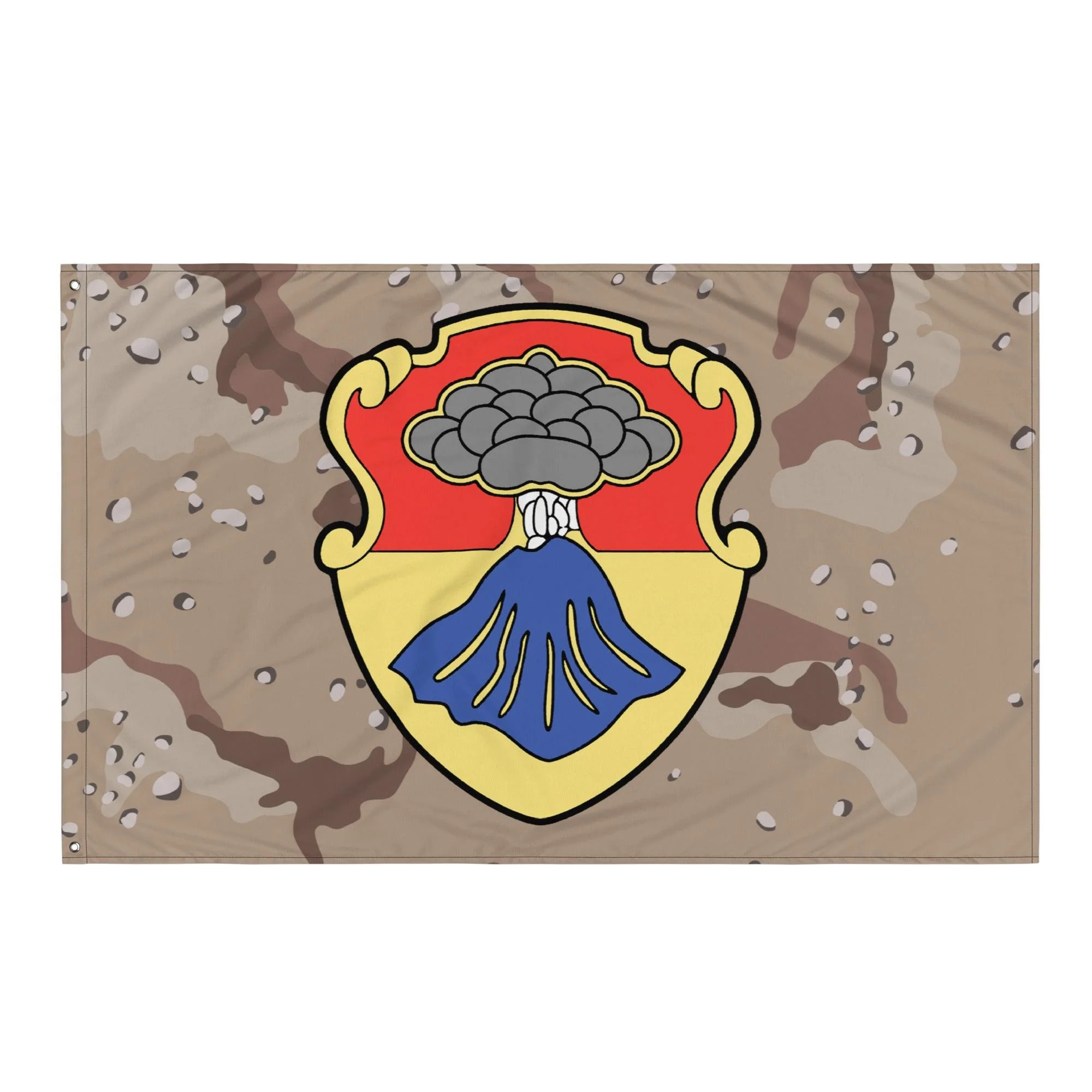 U.S. Army 67th Armor Regiment Chocolate-Chip Camo Flag - Image 4