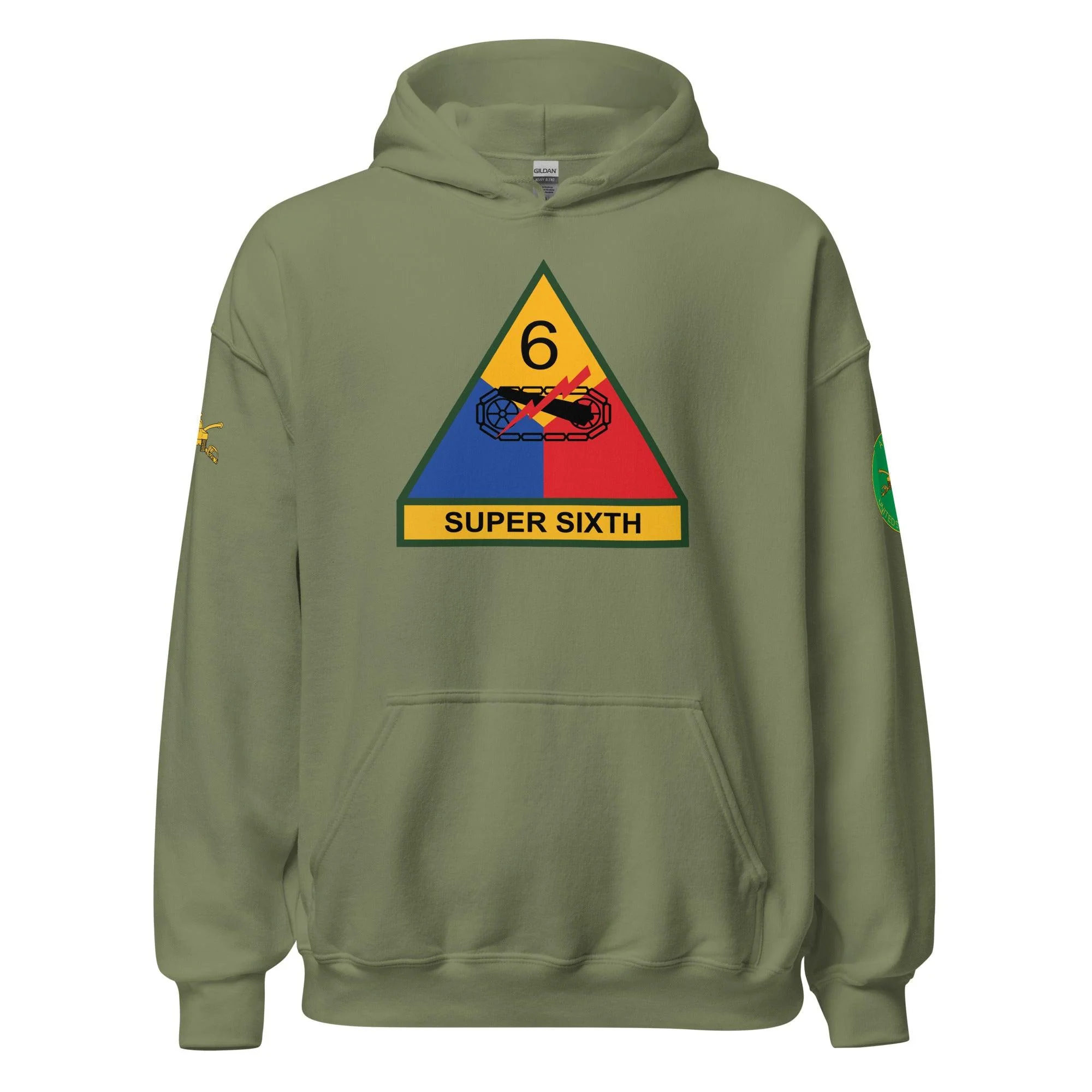 U.S. Army 6th Armored Division Unisex Hoodie - Image 21