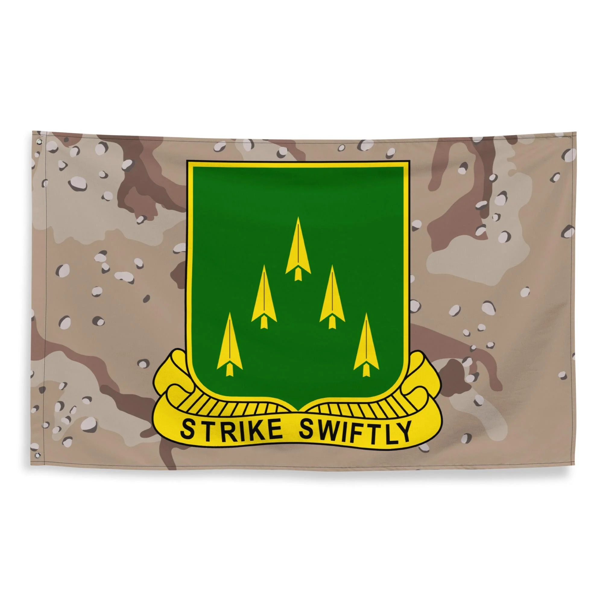 U.S. Army 70th Armor Regiment Chocolate Chip Camo Flag - Image 3