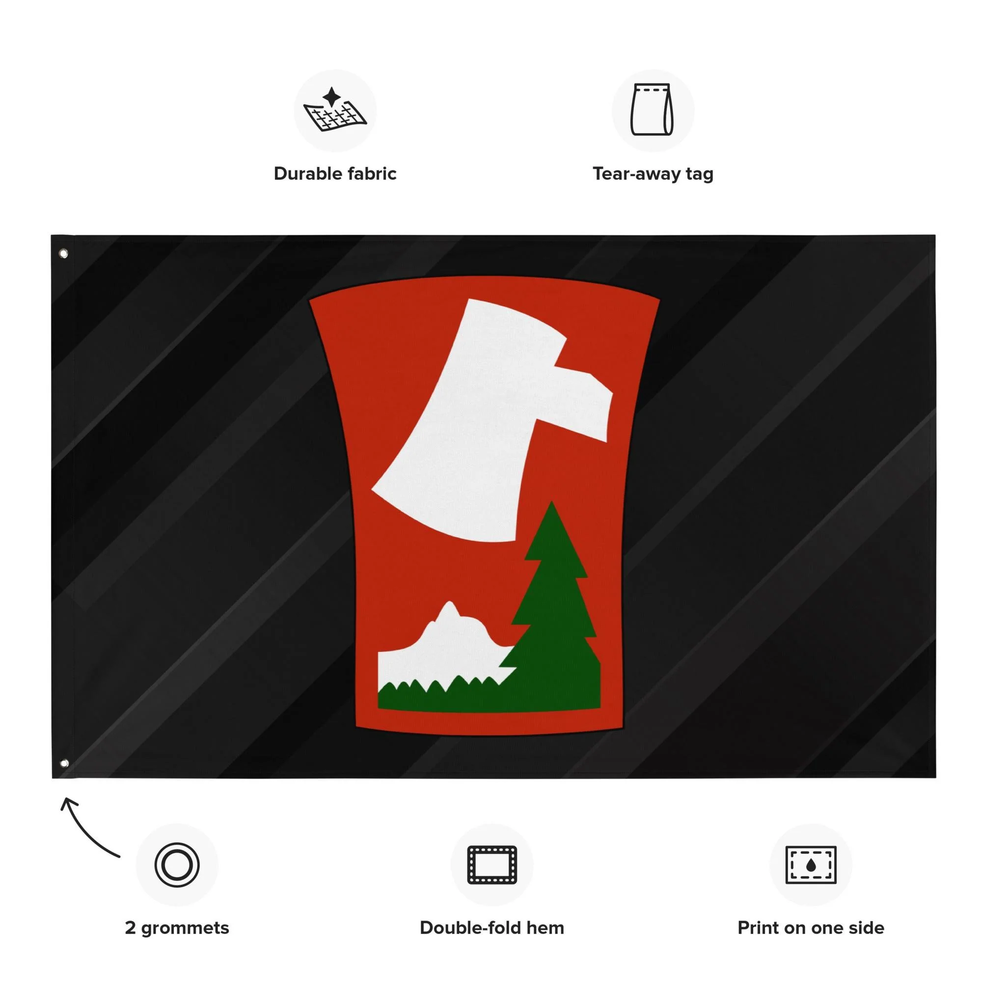 U.S. Army 70th Infantry Division Black Flag - Image 4
