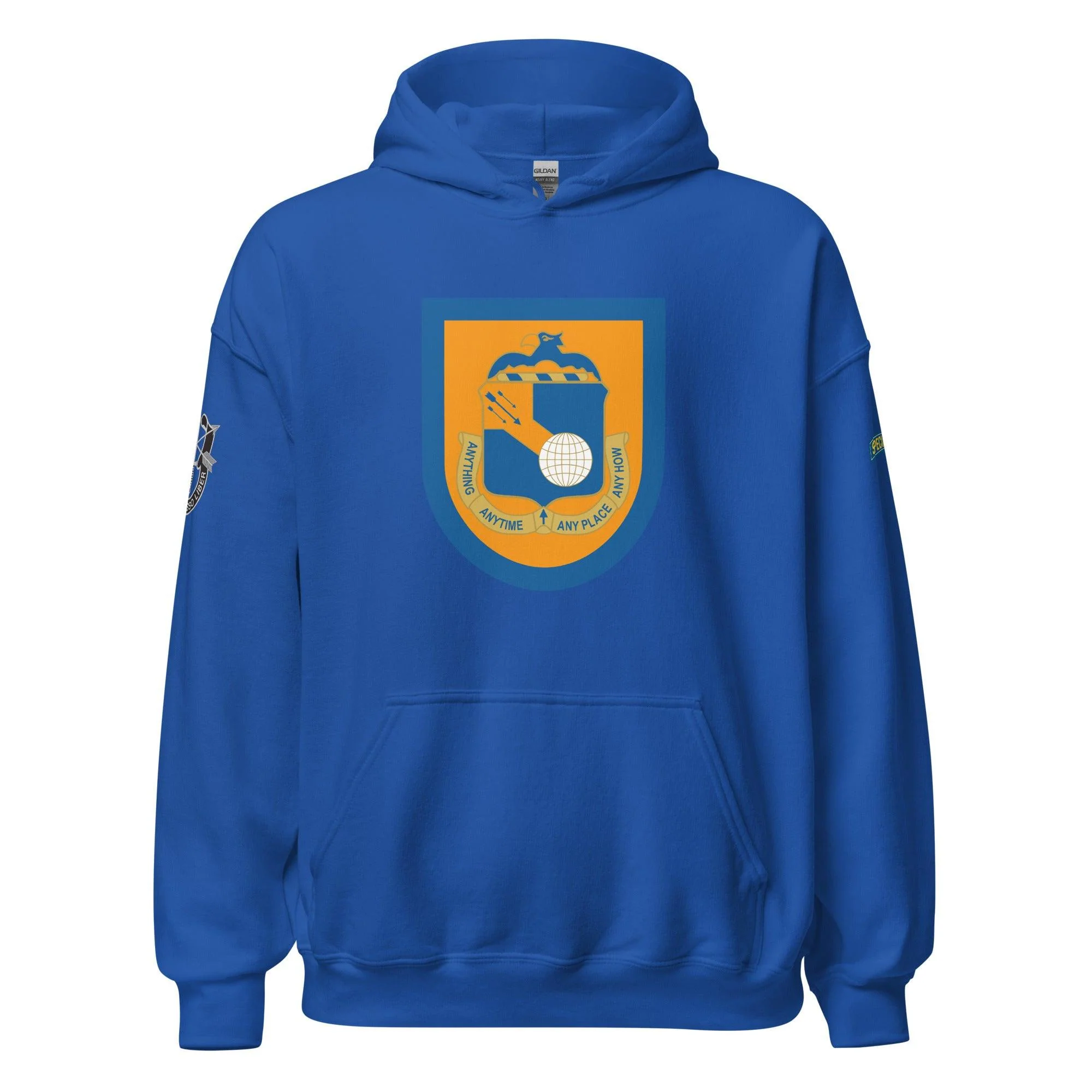 U.S. Army 77th Special Forces Group (77th SFG) Beret Flash Unisex Hoodie - Image 13