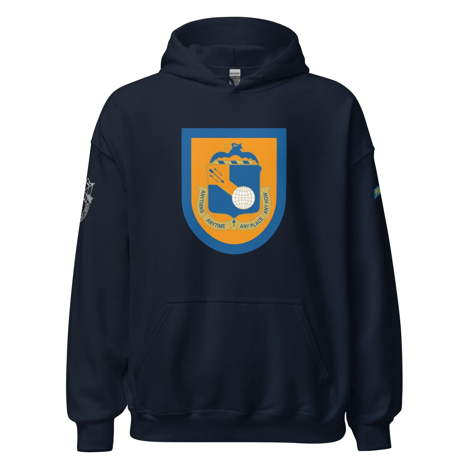 U.S. Army 77th Special Forces Group (77th SFG) Beret Flash Unisex Hoodie - Image 5